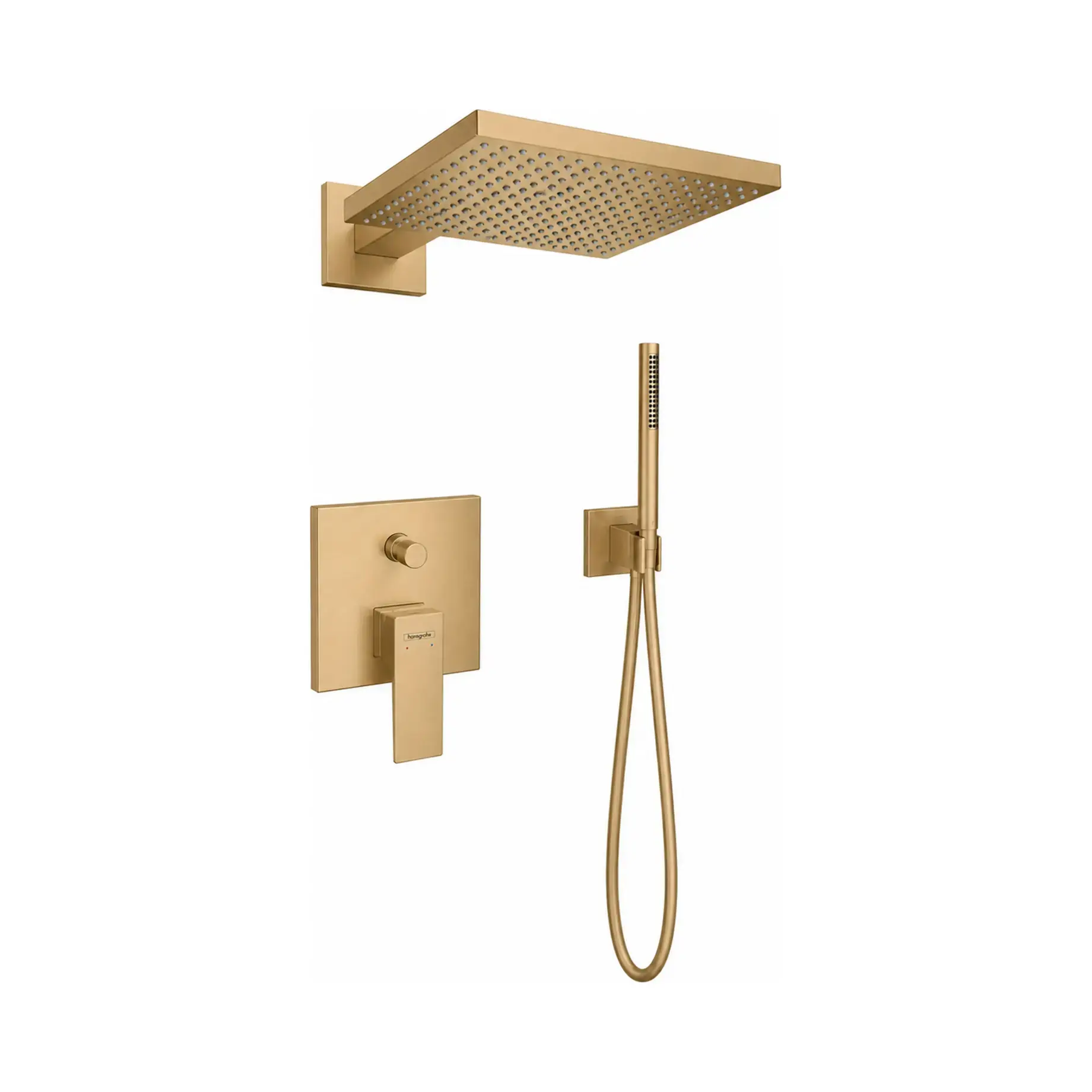Комплект душової системи прихованого монтажу Hansgrohe Hansgrohe 3254526238140 — вид на білому тлі
