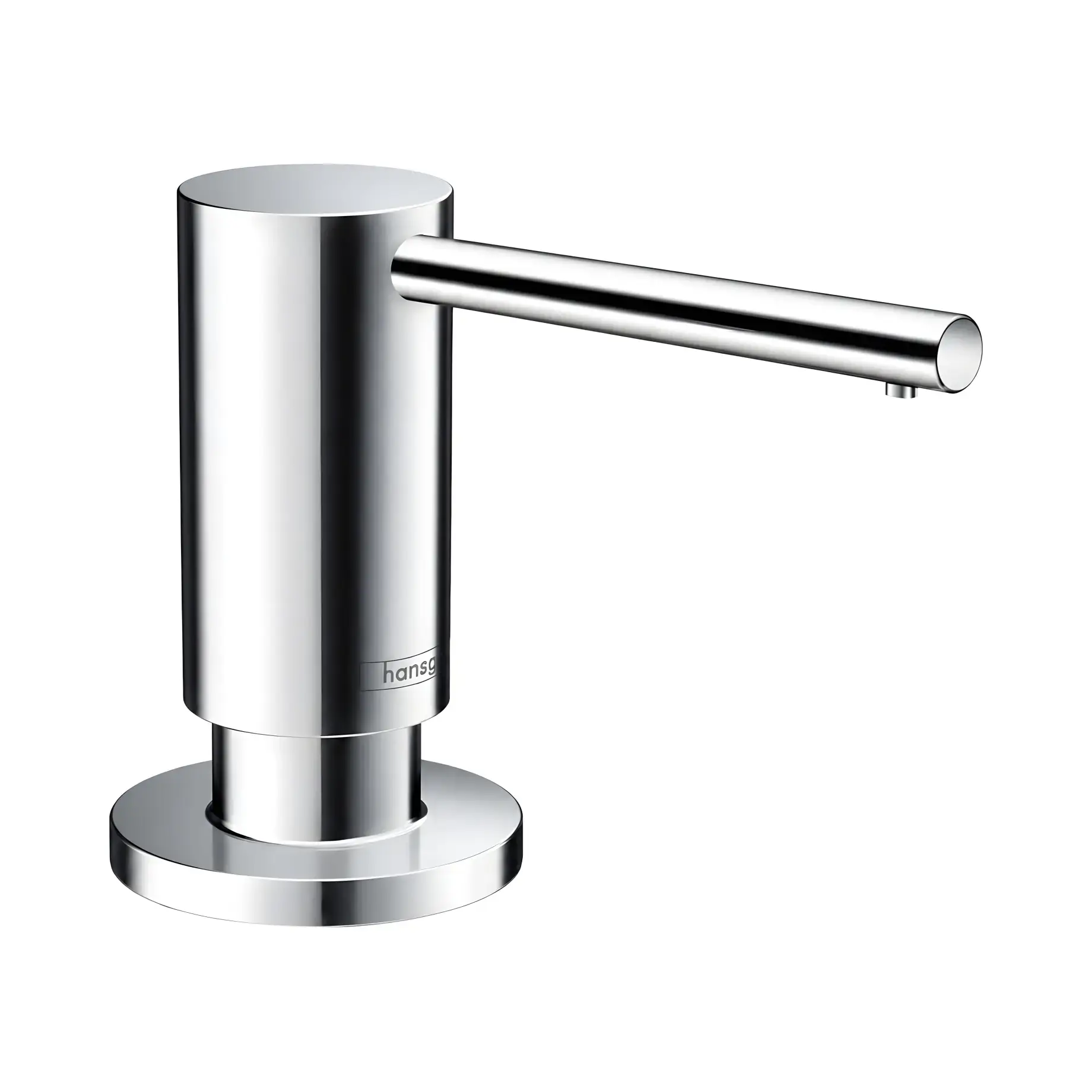 Дозатор миючих засобів A41 Hansgrohe 40438000 Chrome — вид на білому тлі