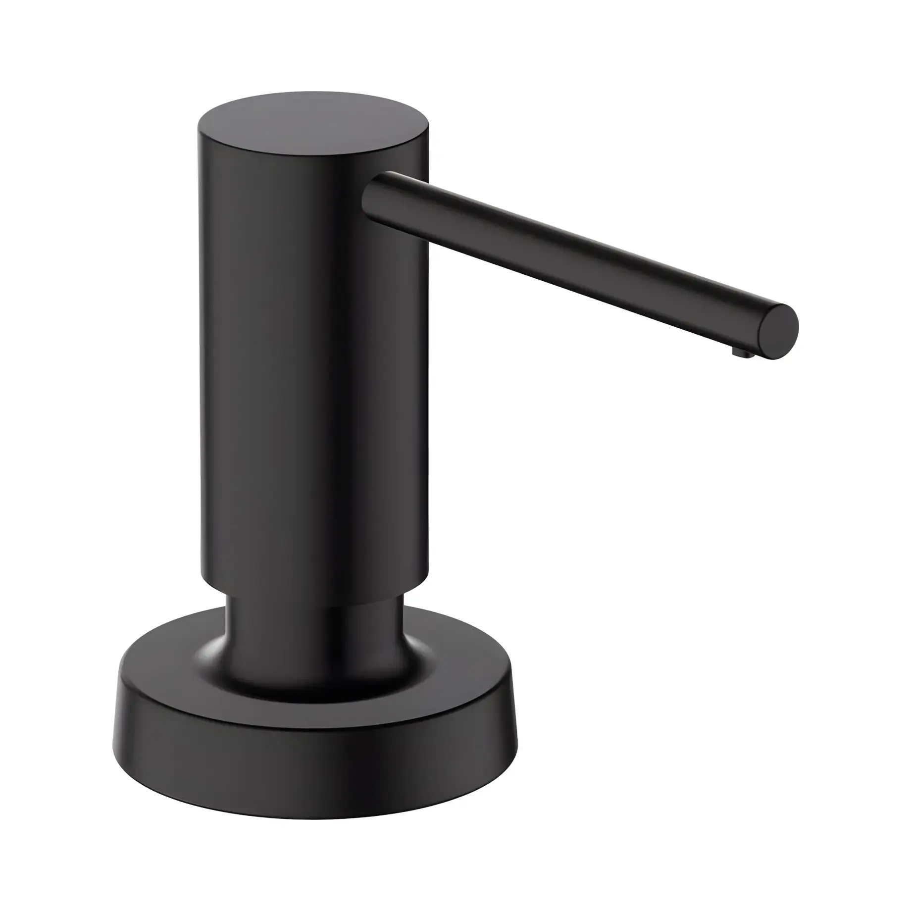 Дозатор миючих засобів A51 Hansgrohe 40448670 Matt Black — вид на білому тлі