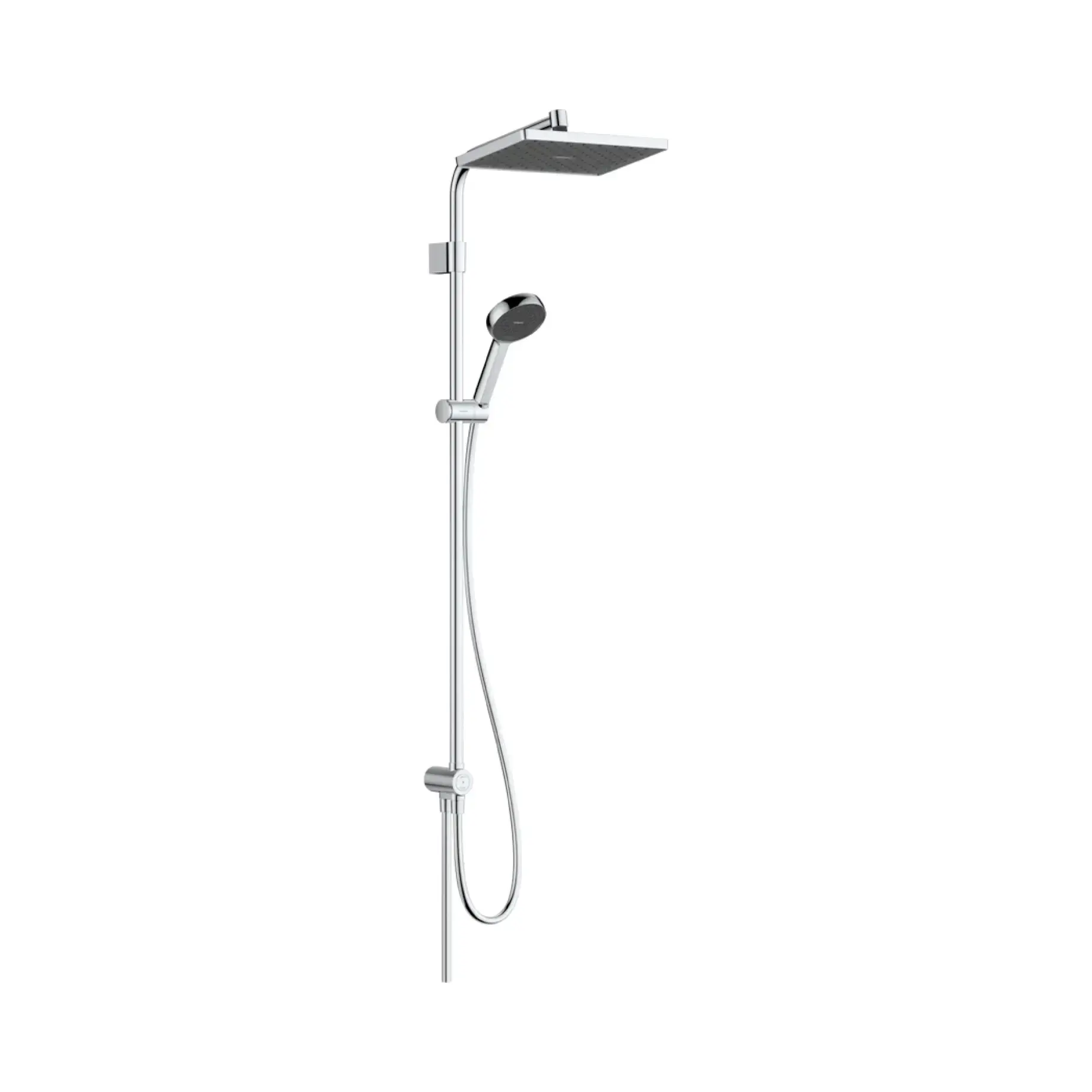 Душова система Activera Q Hansgrohe 28757000 Chrome — вид на білому тлі