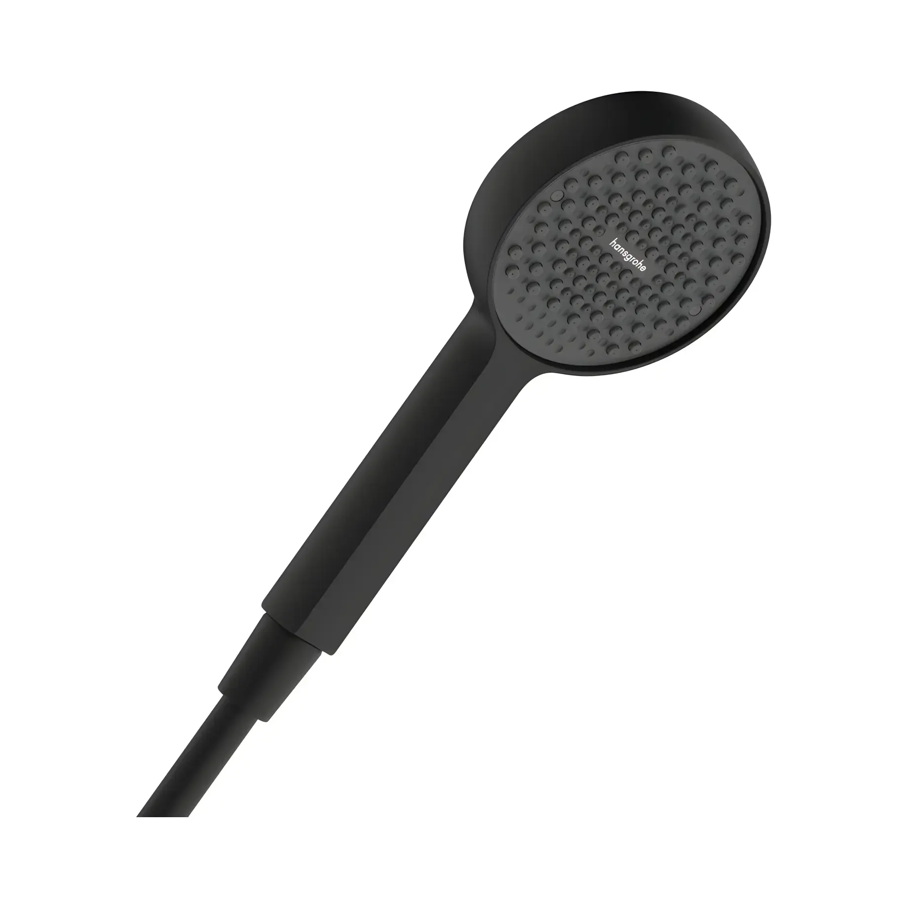 Ручний душ 1jet Activera S Hansgrohe 28031670 Matt Black — вид на білому тлі