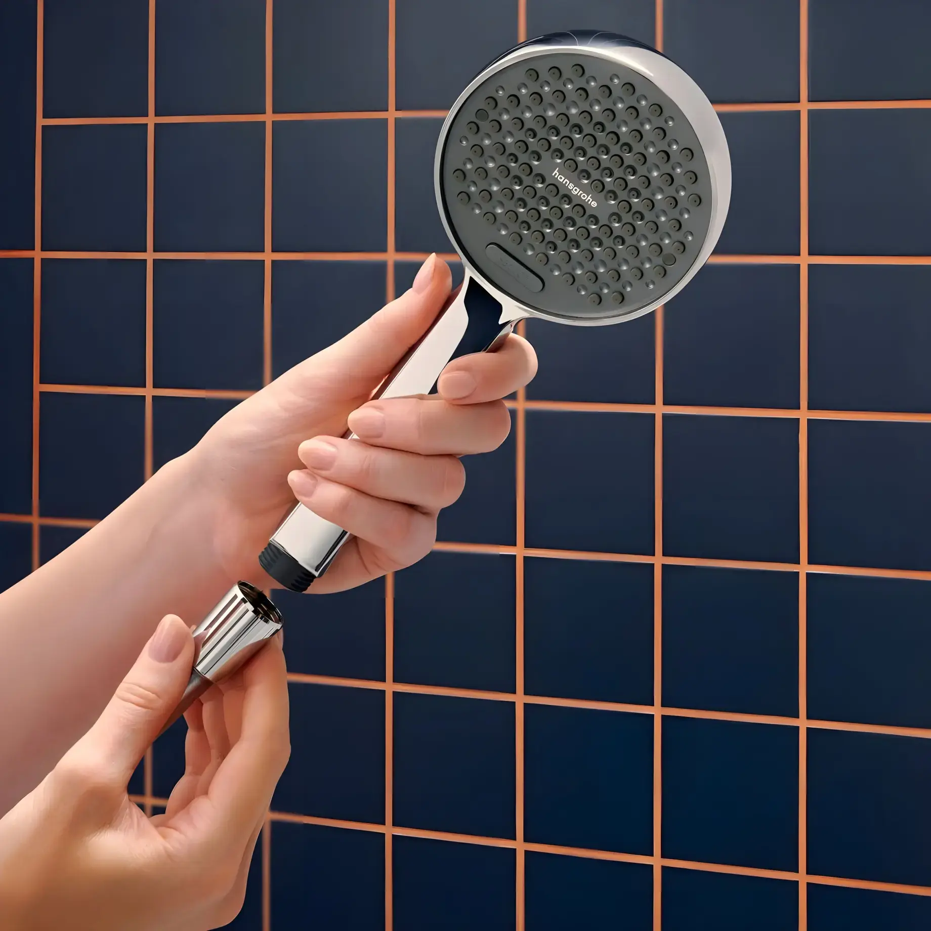 Ручний душ 2jet Activera S Hansgrohe 28033000 Chrome — ракурс 3/4