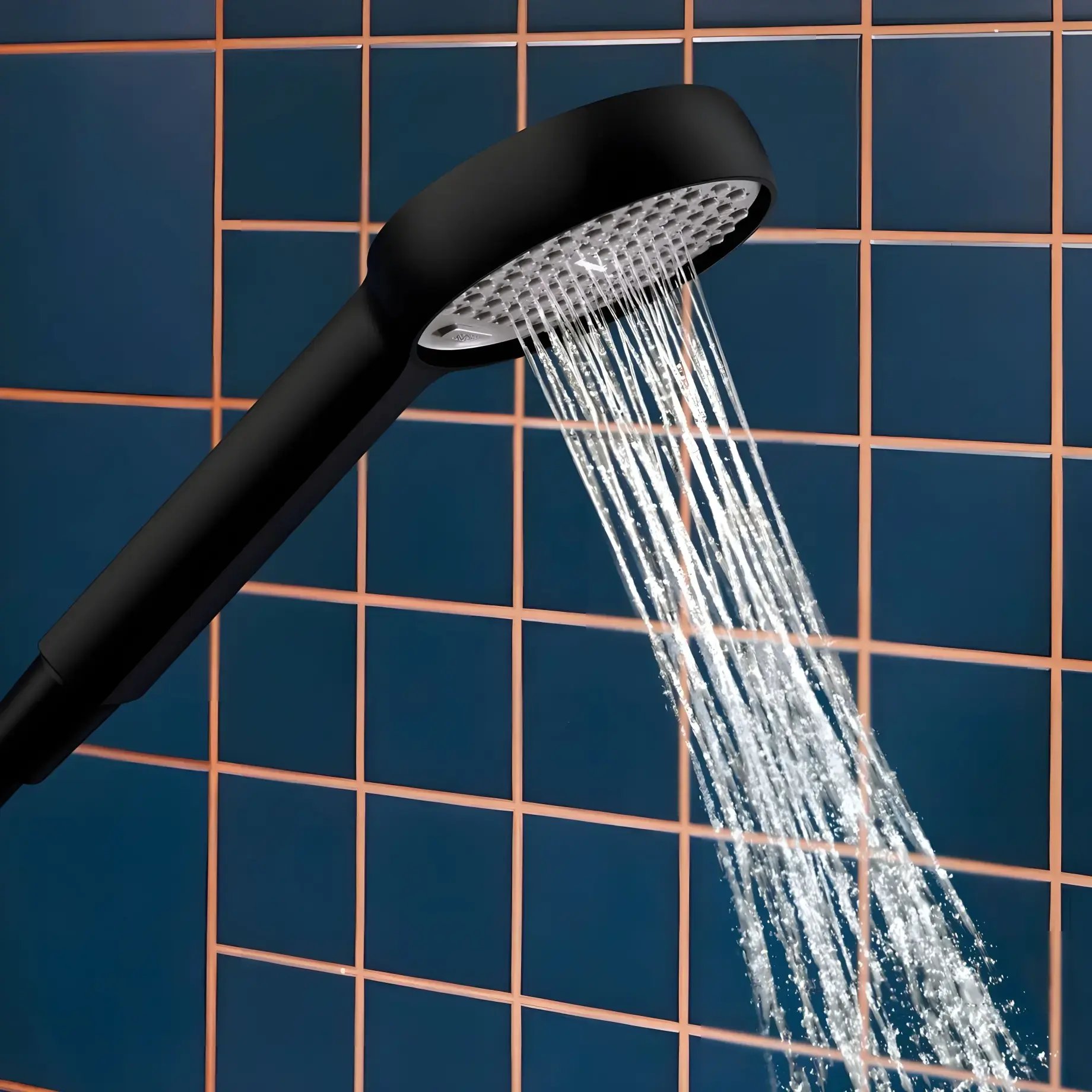 Ручний душ 2jet Activera S Hansgrohe 28034670 Matt Black — бічний ракурс