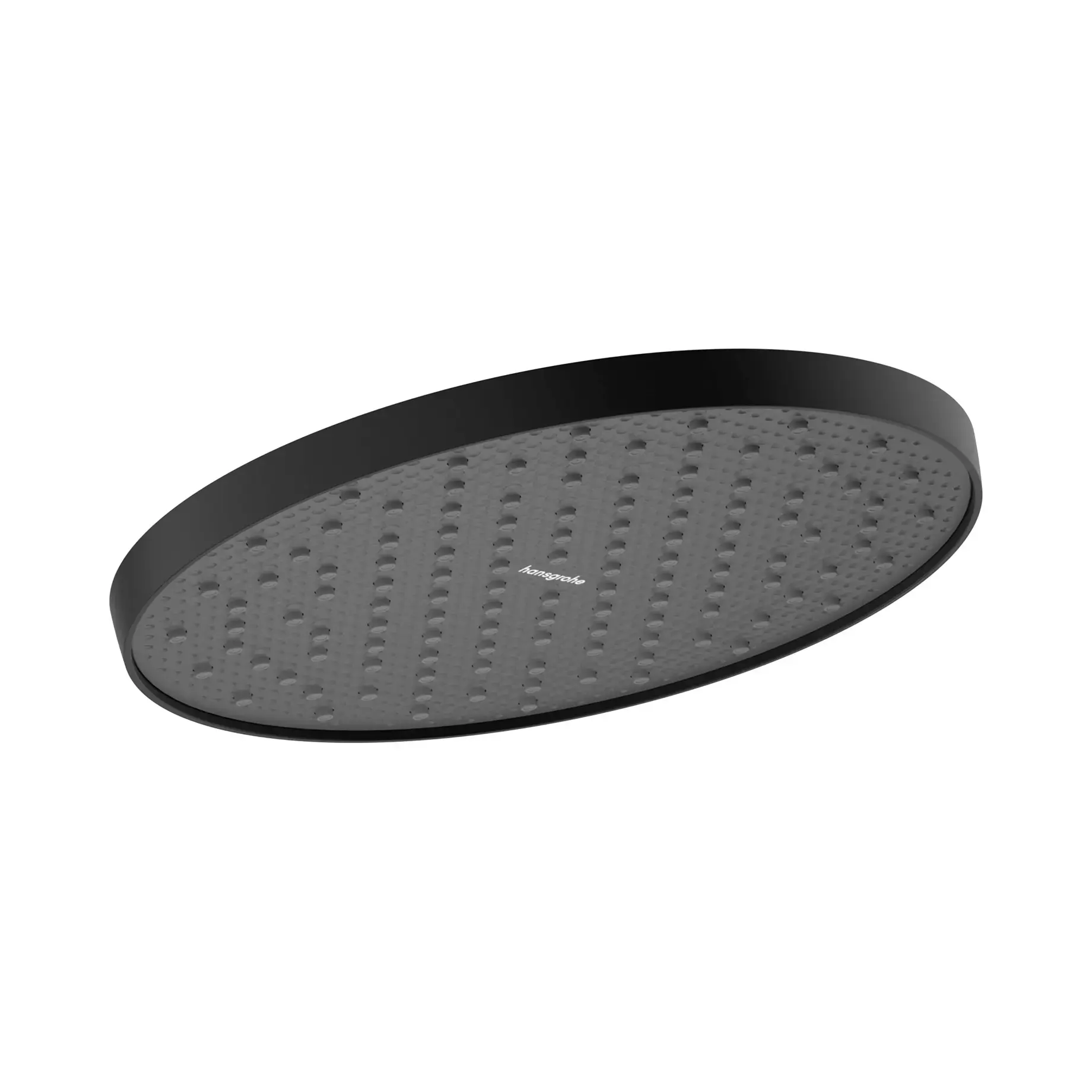 Верхній душ 1jet Activera S Hansgrohe 28057670 Matt Black — вид на білому тлі