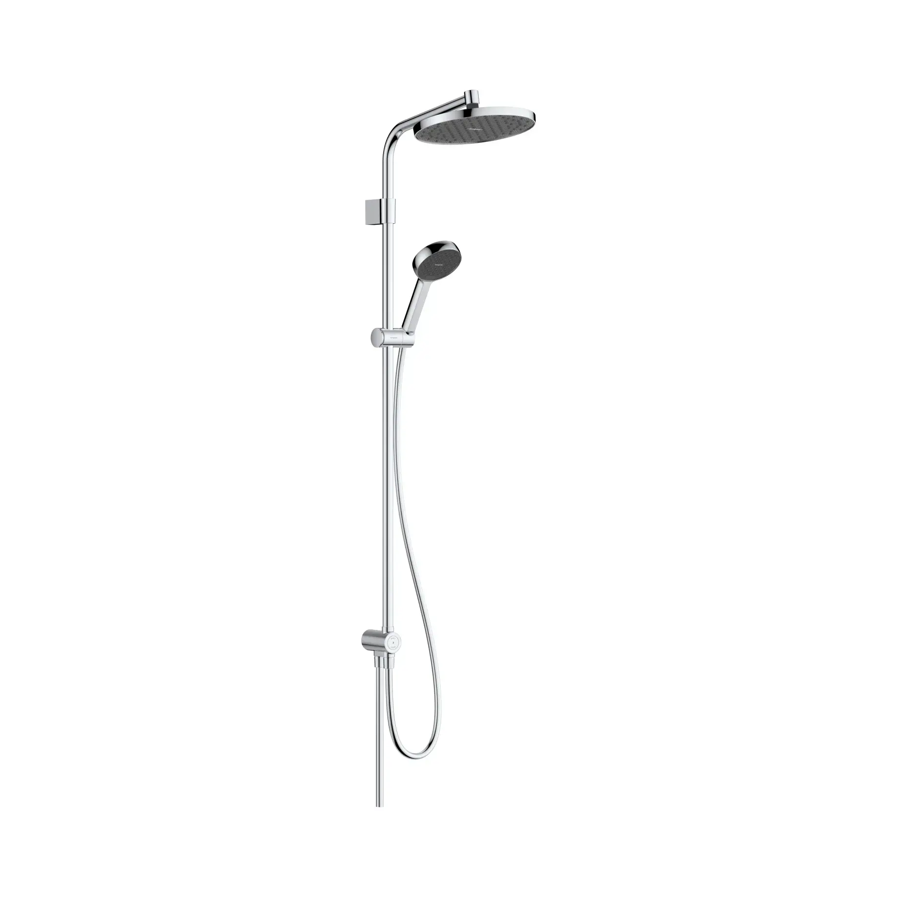 Душова система Activera S Hansgrohe 28074000 Chrome — вид на білому тлі