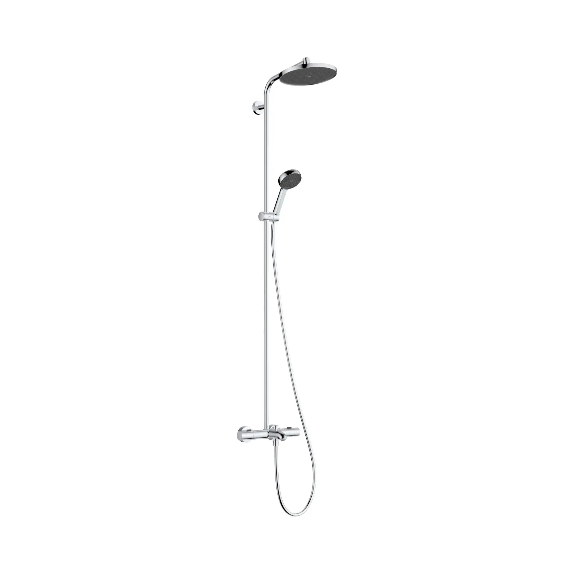 Душова система Activera S Hansgrohe 28871000 Chrome — вид на білому тлі