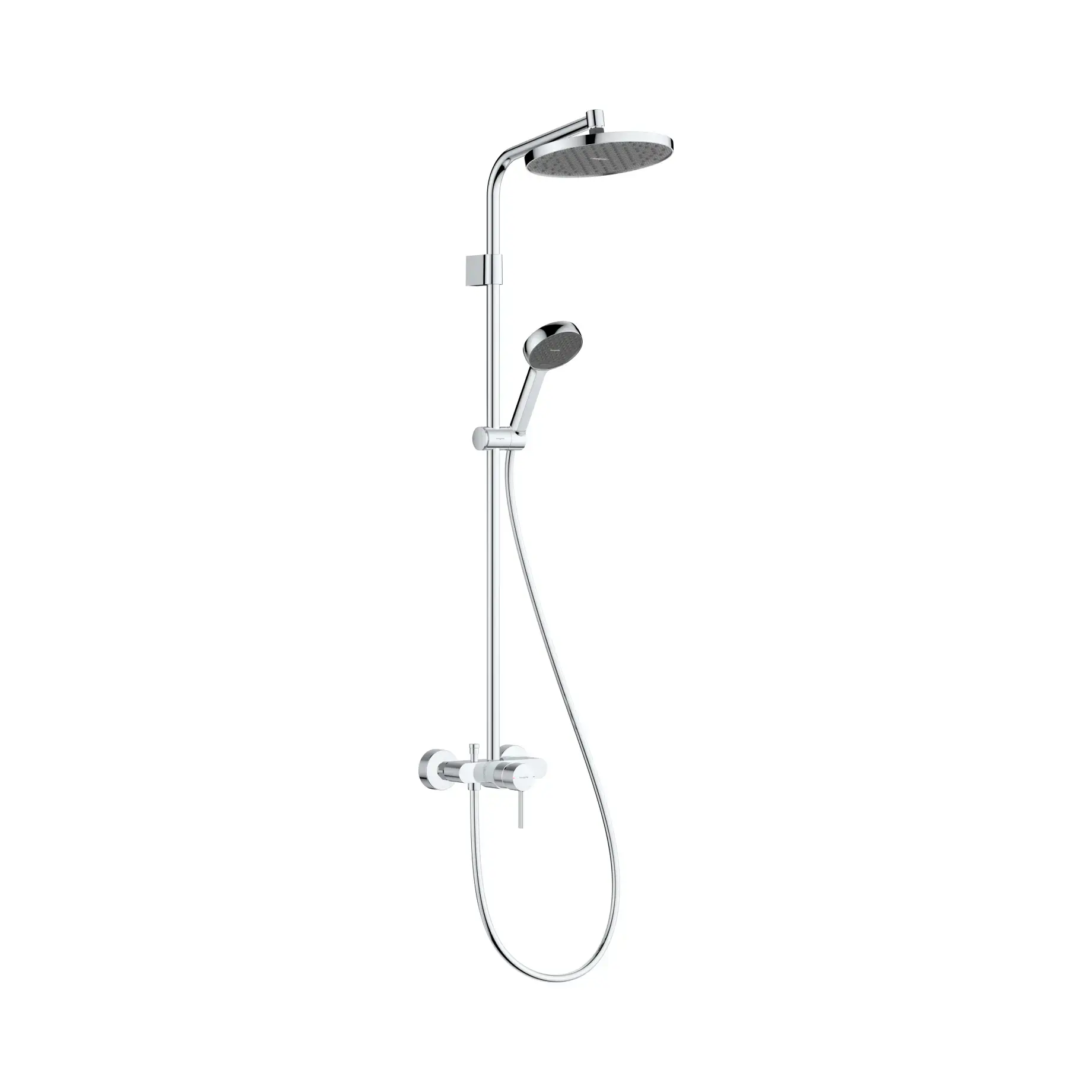 Душова система Activera S Hansgrohe 28875000 Chrome — вид на білому тлі