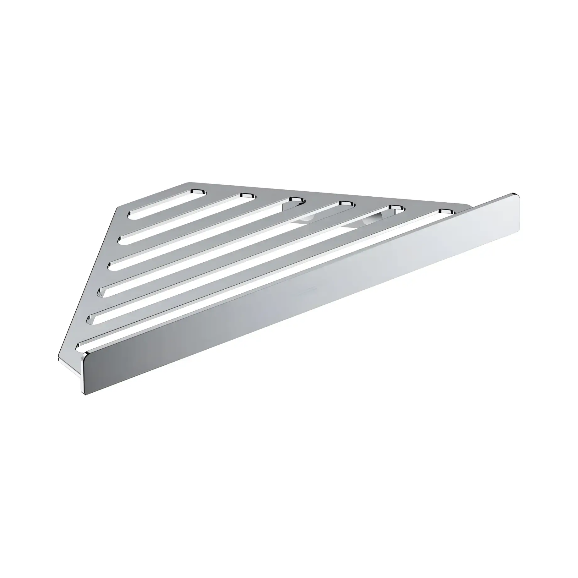 Кутова душова поличка AddStoris Hansgrohe 41741000 Chrome — вид на білому тлі