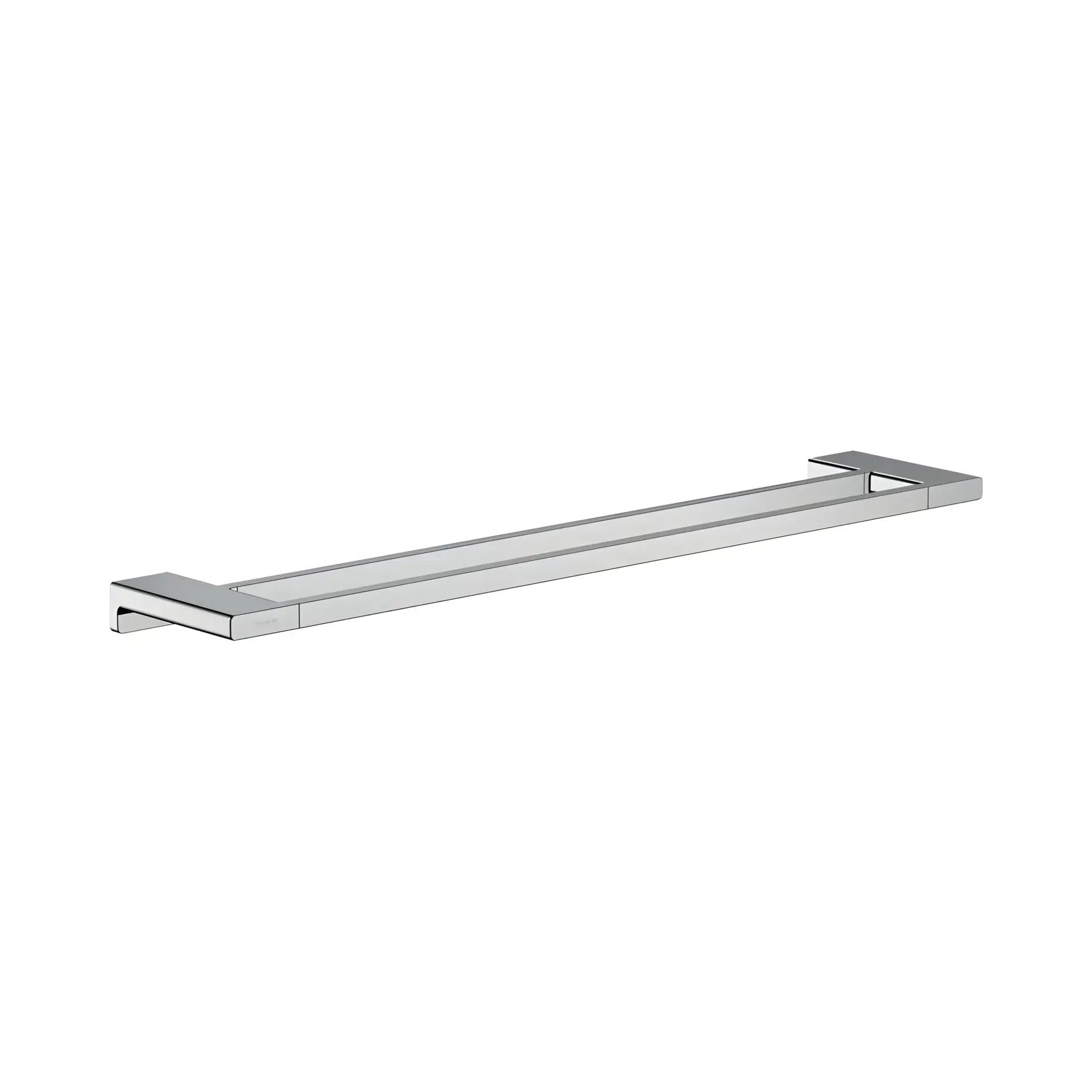 Тримач для рушника подвійний AddStoris Hansgrohe 41743000 Chrome — вид на білому тлі
