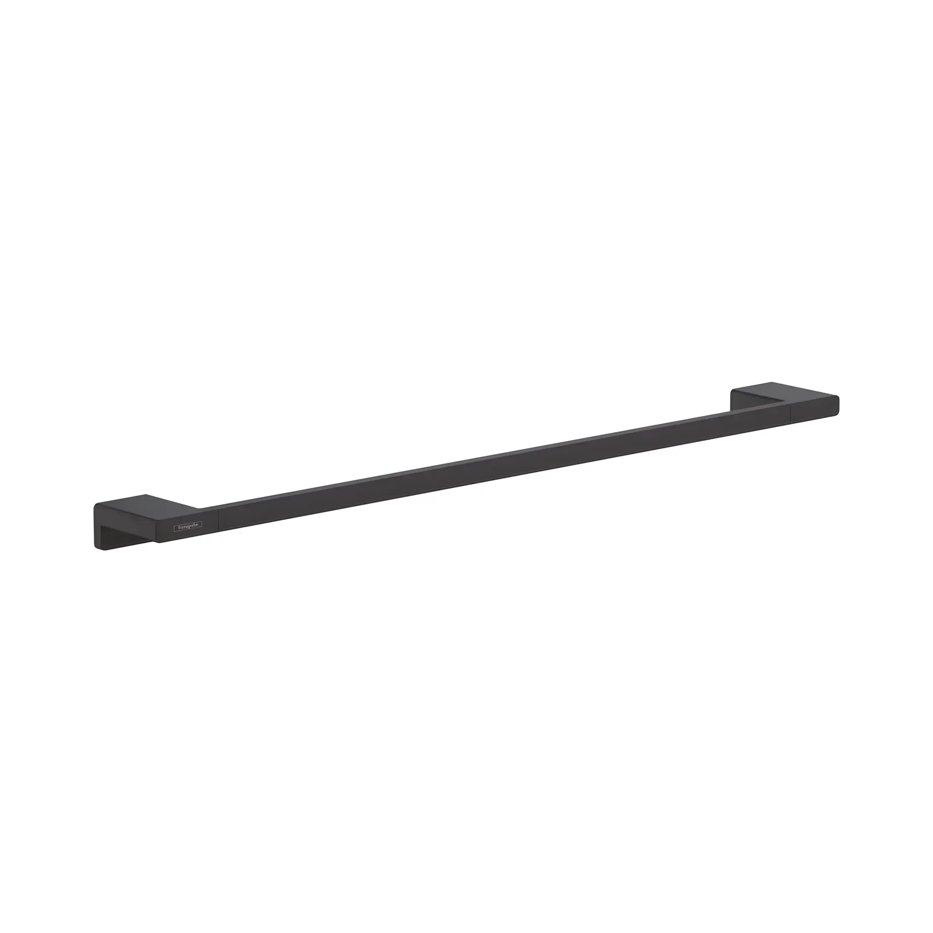 Тримач для рушника AddStoris Hansgrohe 41747670 Matt Black — вид на білому тлі