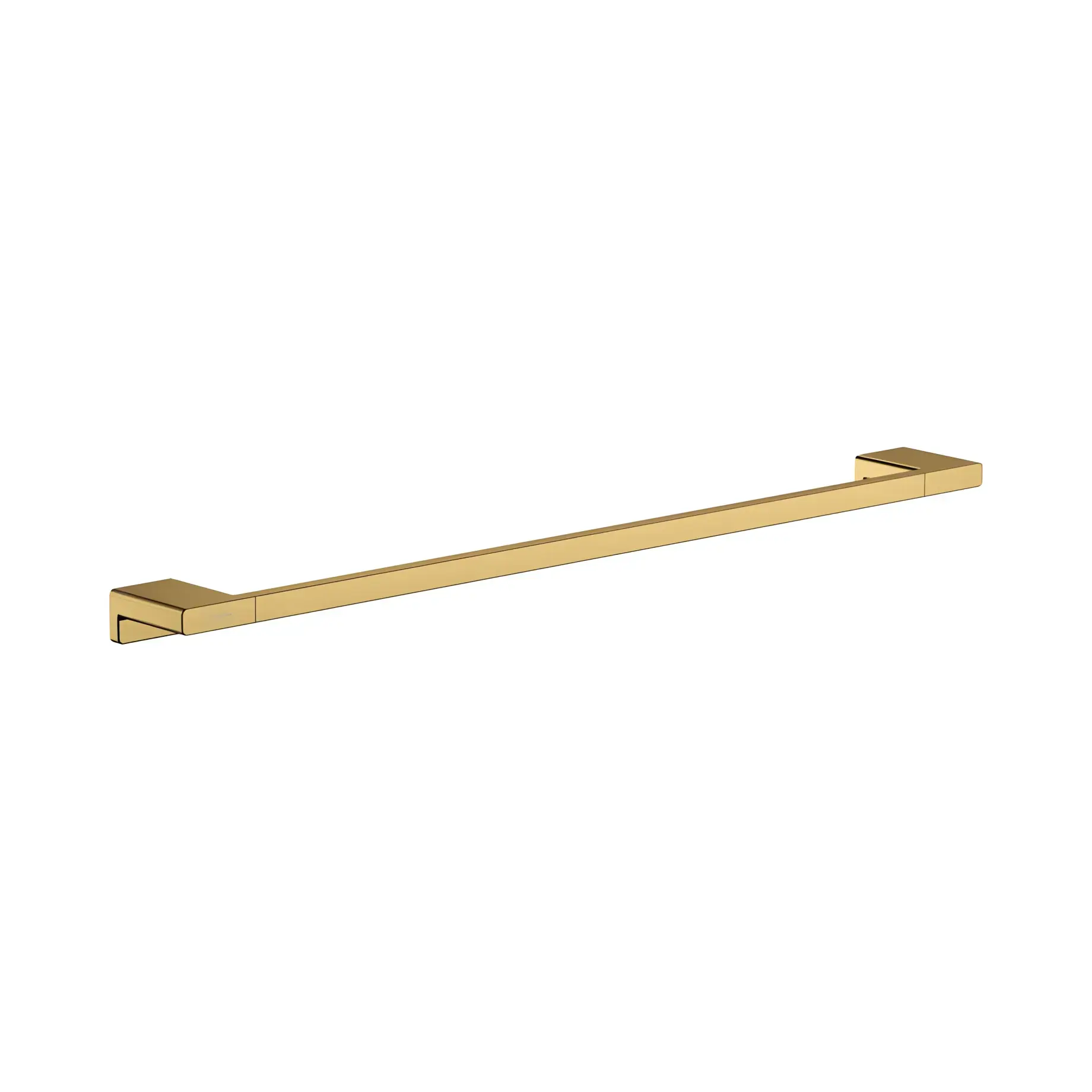 Тримач для рушника AddStoris Hansgrohe 41747990 Polished Gold Optic — вид на білому тлі