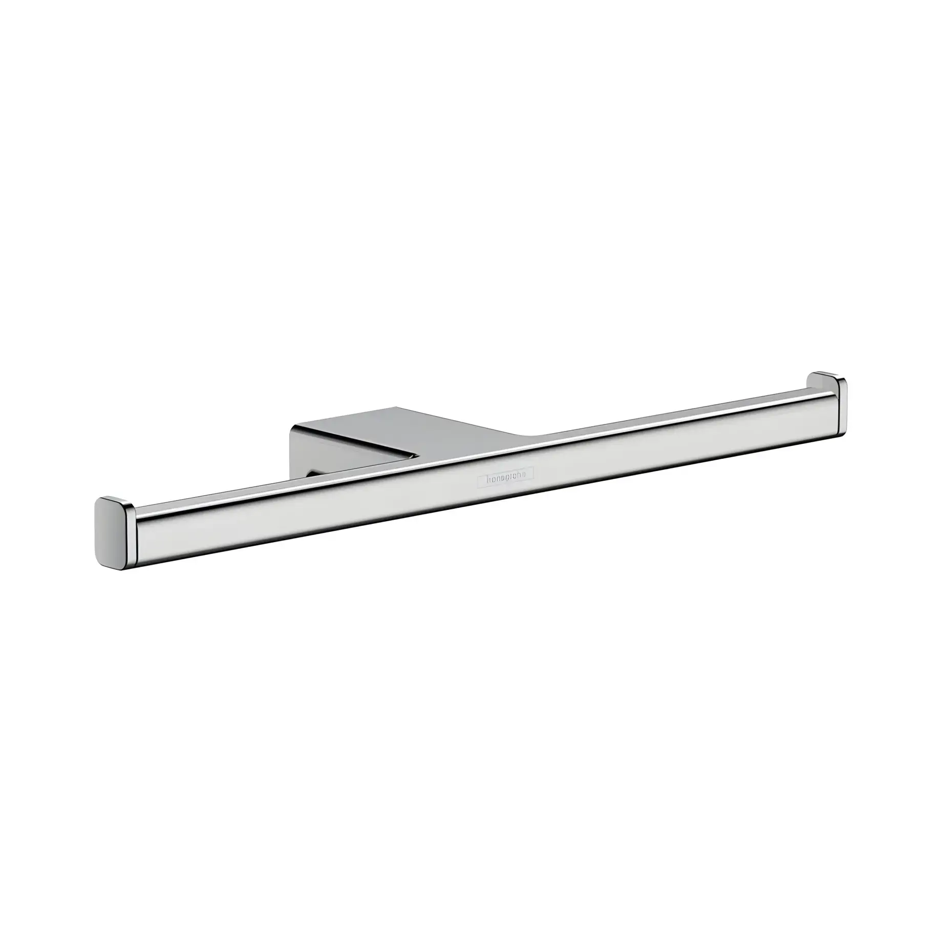Тримач для туалетного паперу подвійний AddStoris Hansgrohe 41748000 Chrome — вид на білому тлі
