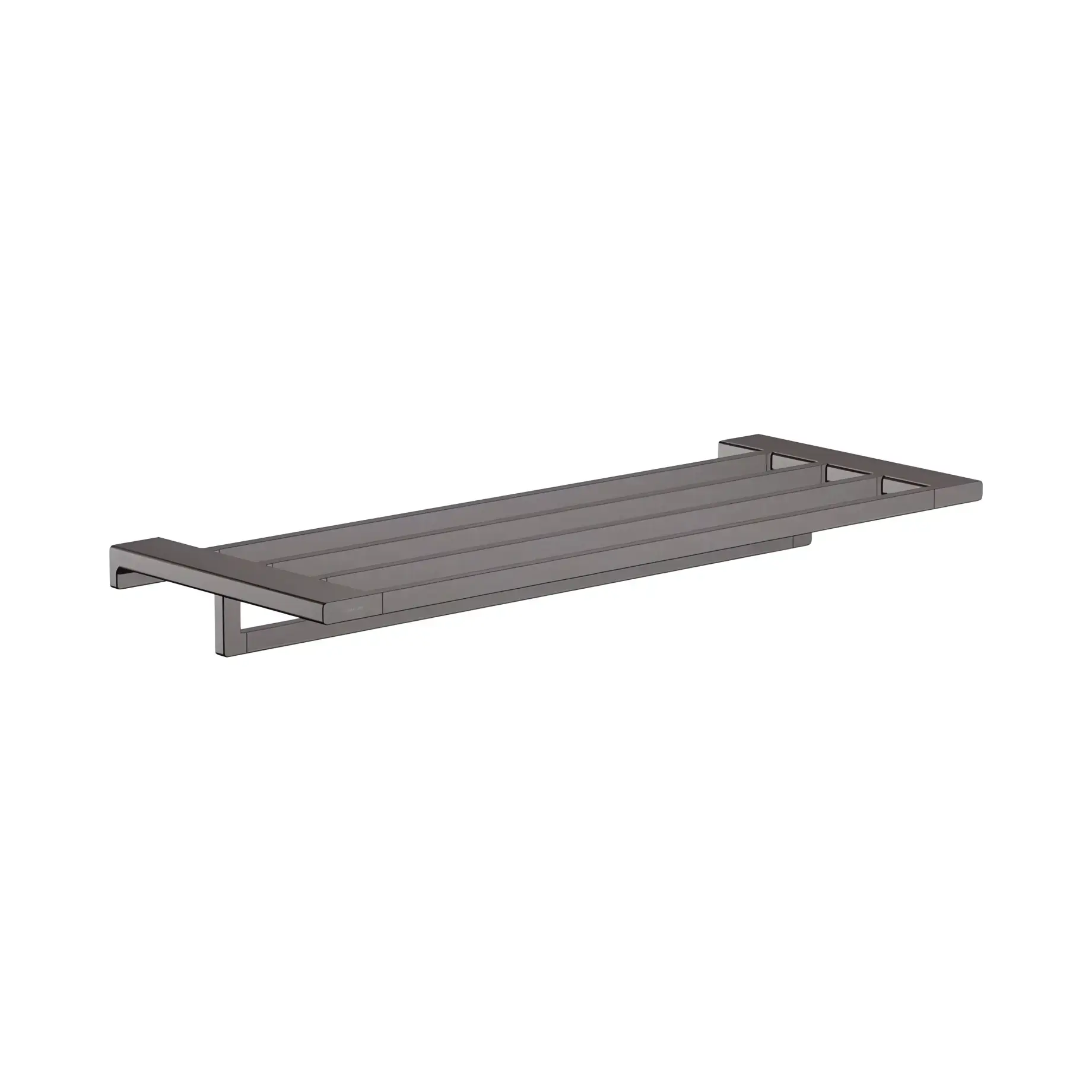 Вішалка для рушників AddStoris Hansgrohe 41751340 Brushed Black Chrome — вид на білому тлі
