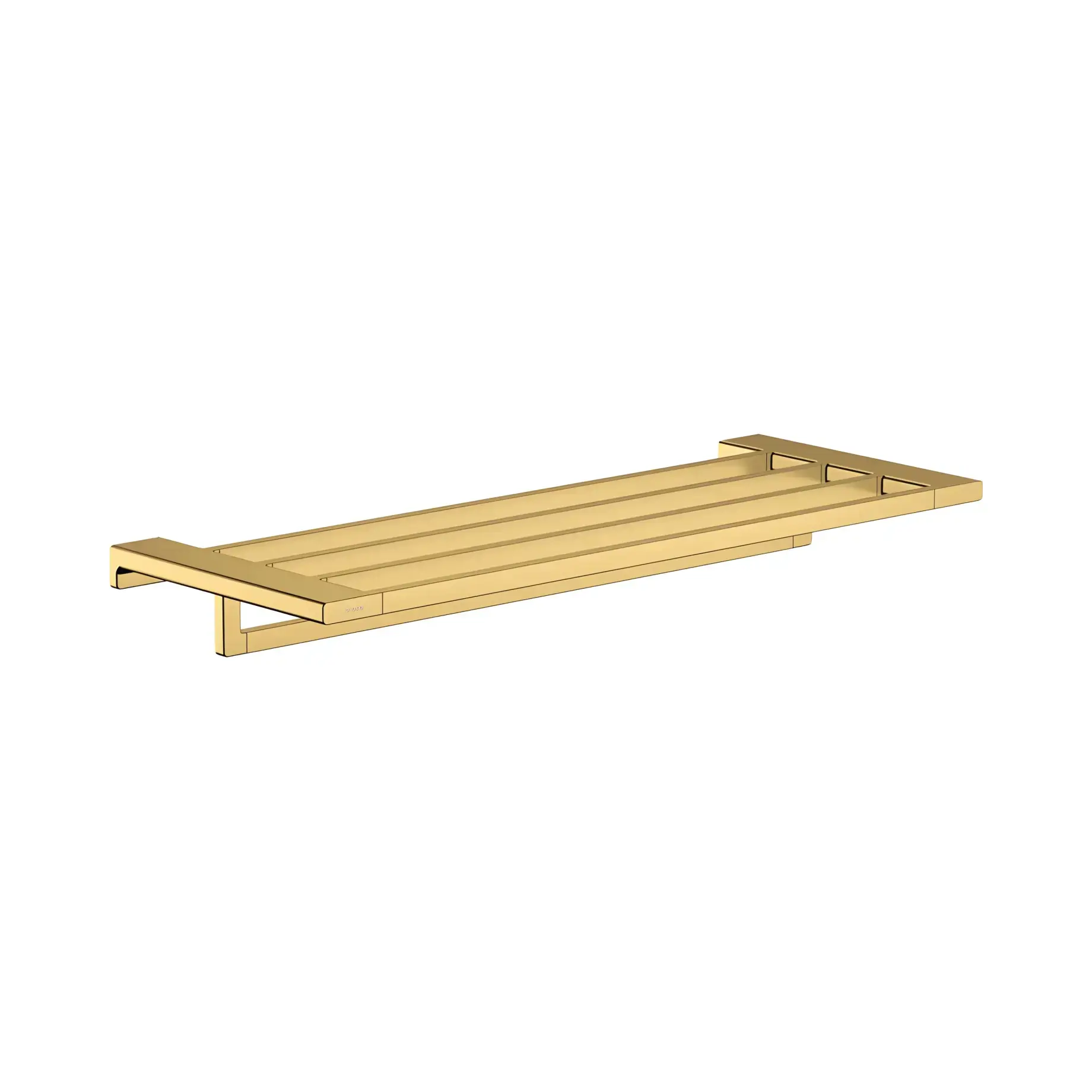 Вішалка для рушників AddStoris Hansgrohe 41751990 Polished Gold Optic — вид на білому тлі
