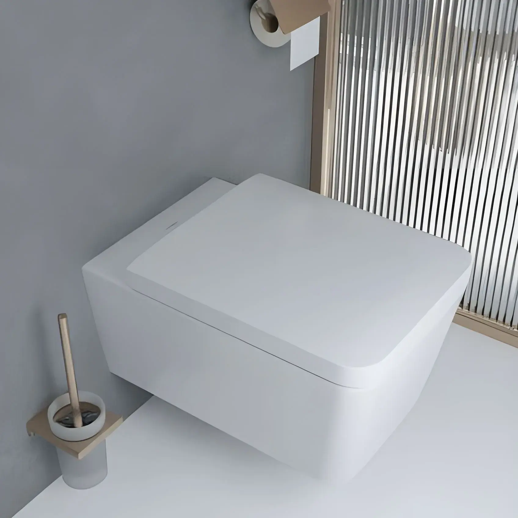 Йоржик AddStoris Hansgrohe 41752140 Brushed Bronze — бічний ракурс
