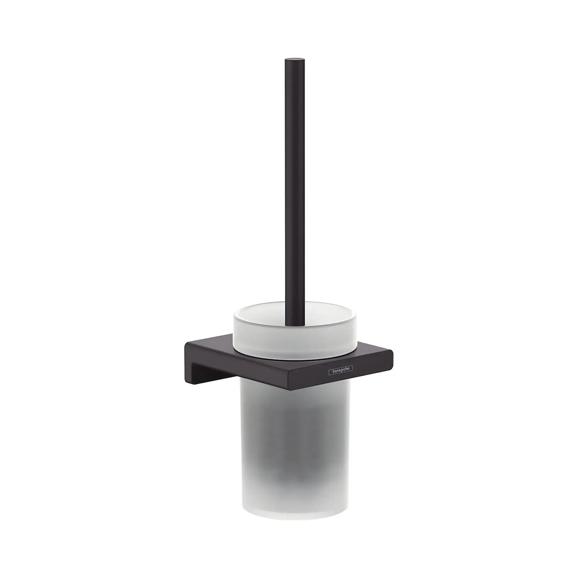 Йоржик AddStoris Hansgrohe 41752670 Matt Black — вид на білому тлі