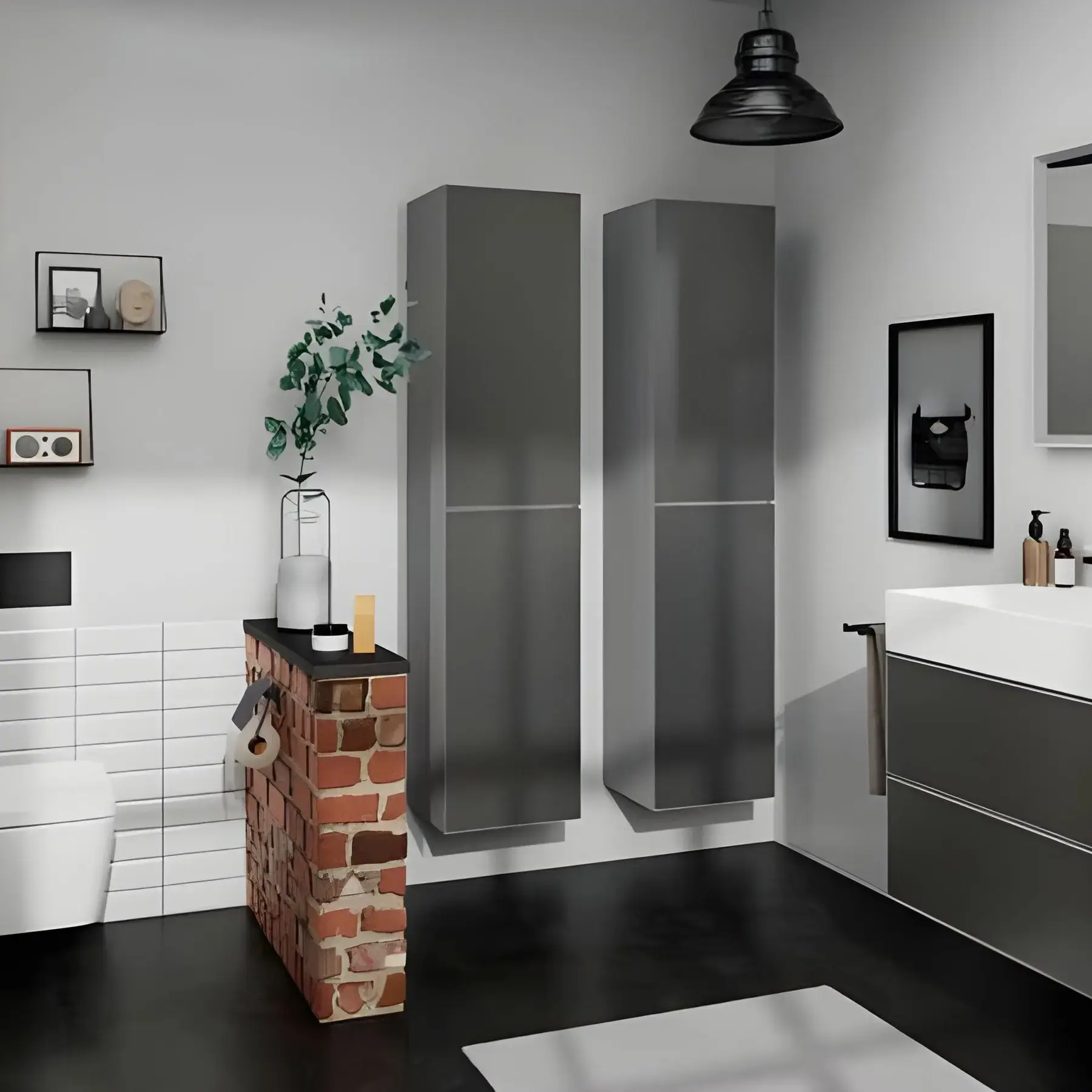 Йоржик AddStoris Hansgrohe 41752670 Matt Black — вид згори