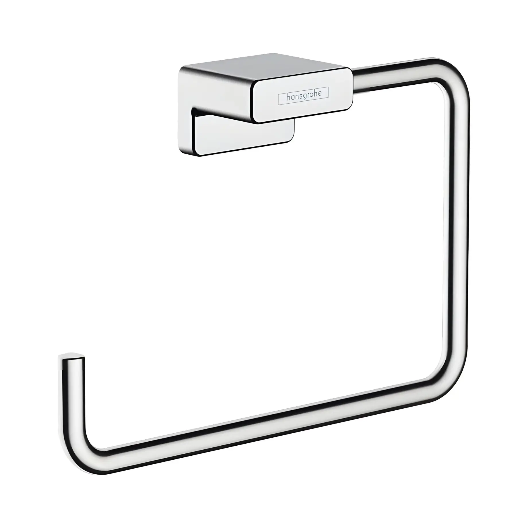 Тримач для рушника AddStoris Hansgrohe 41754000 Chrome — вид на білому тлі