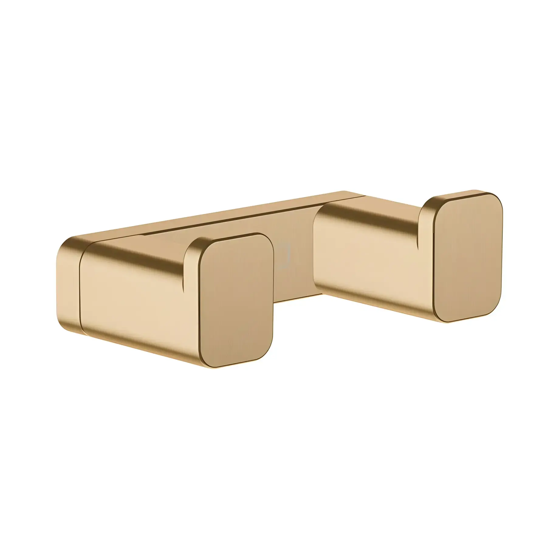 Гачок подвійний AddStoris Hansgrohe 41755140 Brushed Bronze — вид на білому тлі