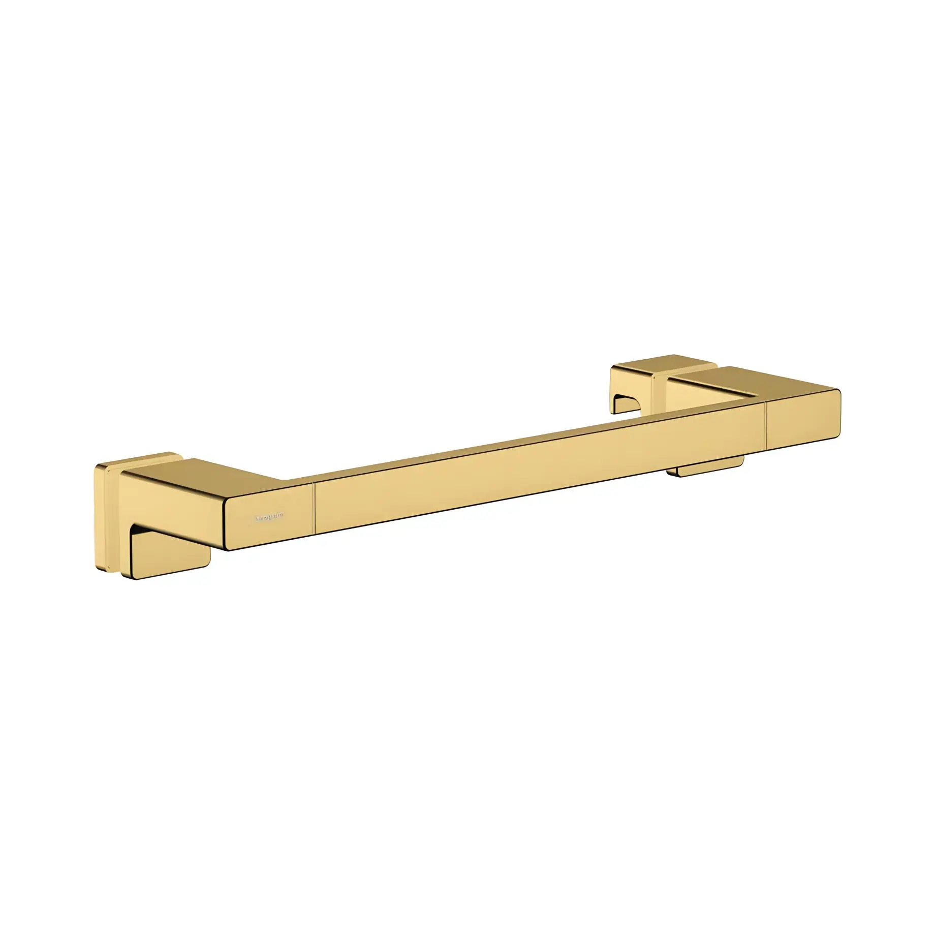 Ручка для дверей у душову кабіну AddStoris Hansgrohe 41759990 Polished Gold Optic — вид на білому тлі