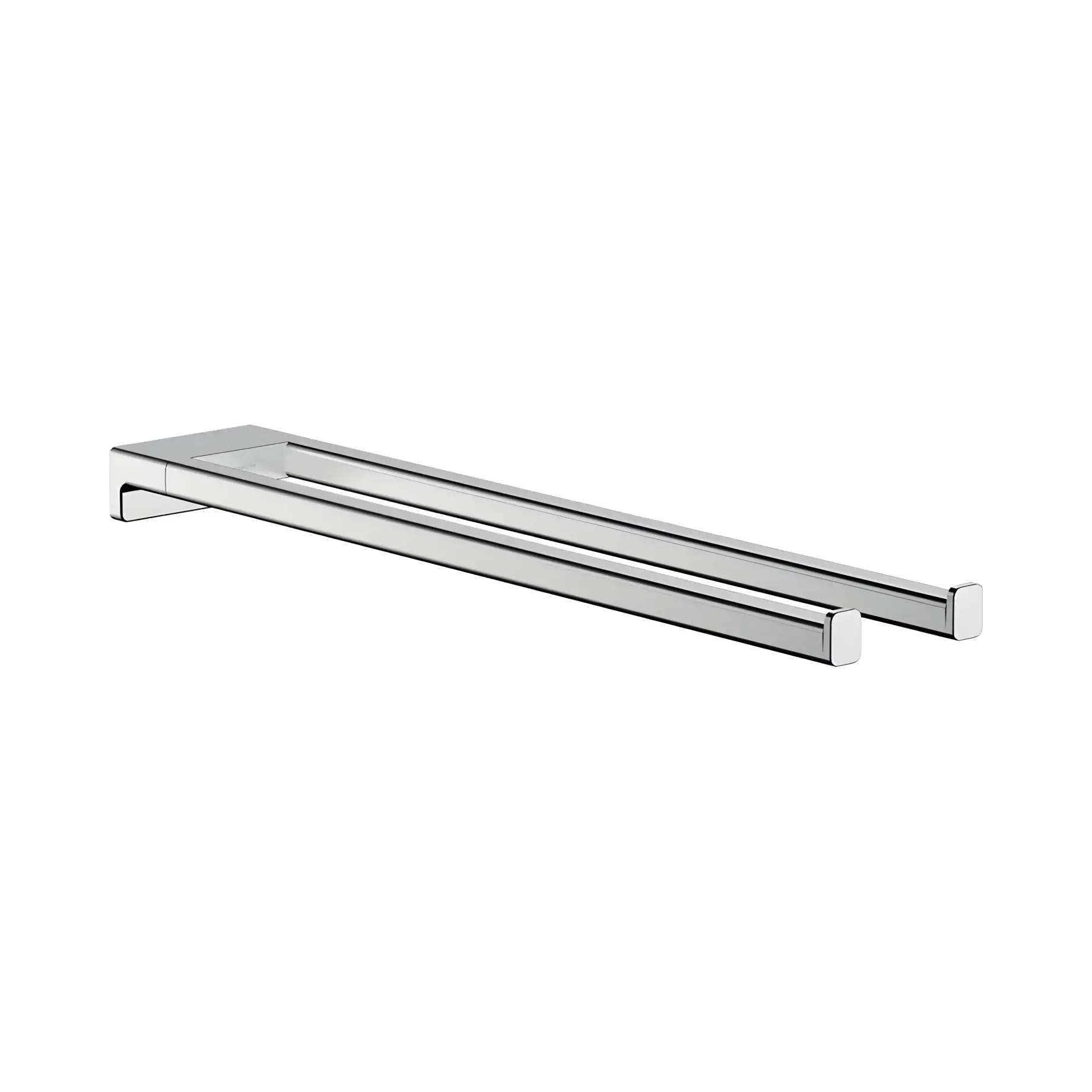 Тримач для рушника подвійний AddStoris Hansgrohe 41770000 Chrome — вид на білому тлі