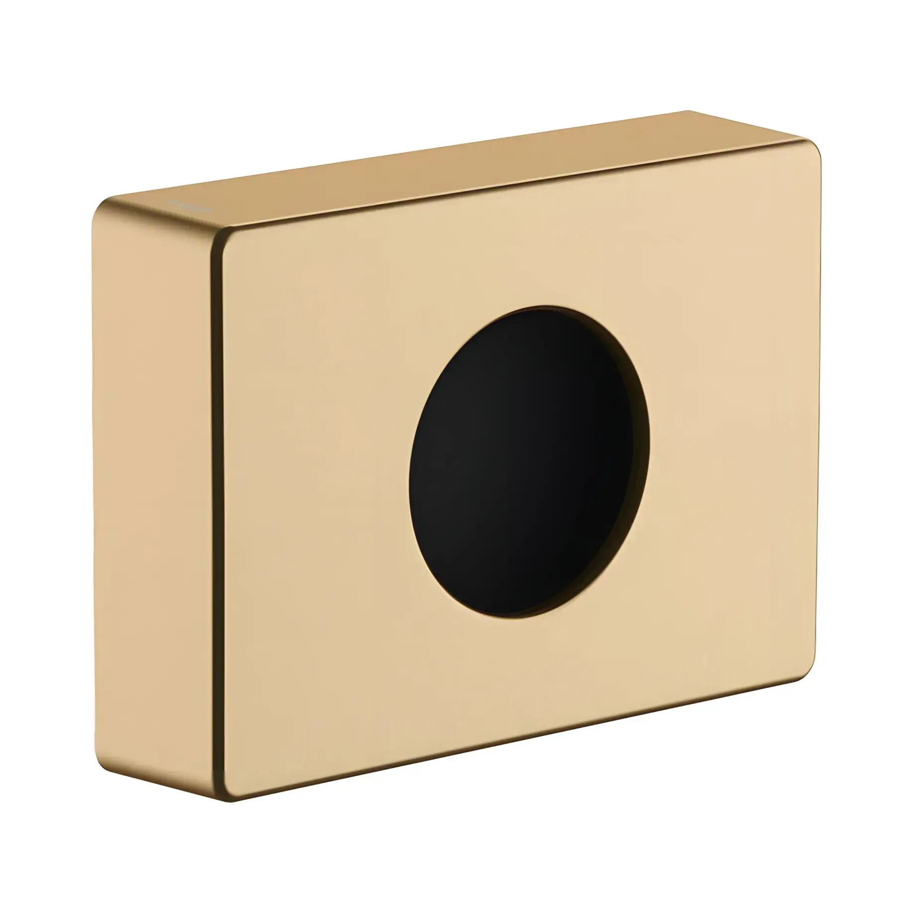 Контейнер для санітарних пакетів AddStoris Hansgrohe 41773140 Brushed Bronze — вид на білому тлі
