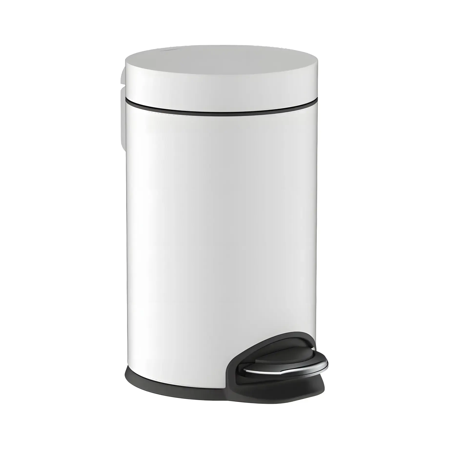 Смітник AddStoris Hansgrohe 41775700 White Matt — вид на білому тлі