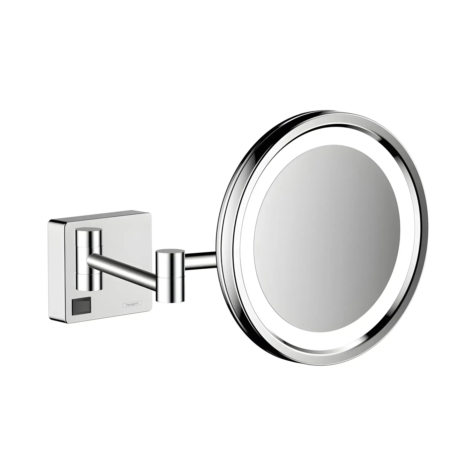 Дзеркало косметичне AddStoris Hansgrohe 41790000 Chrome — вид на білому тлі