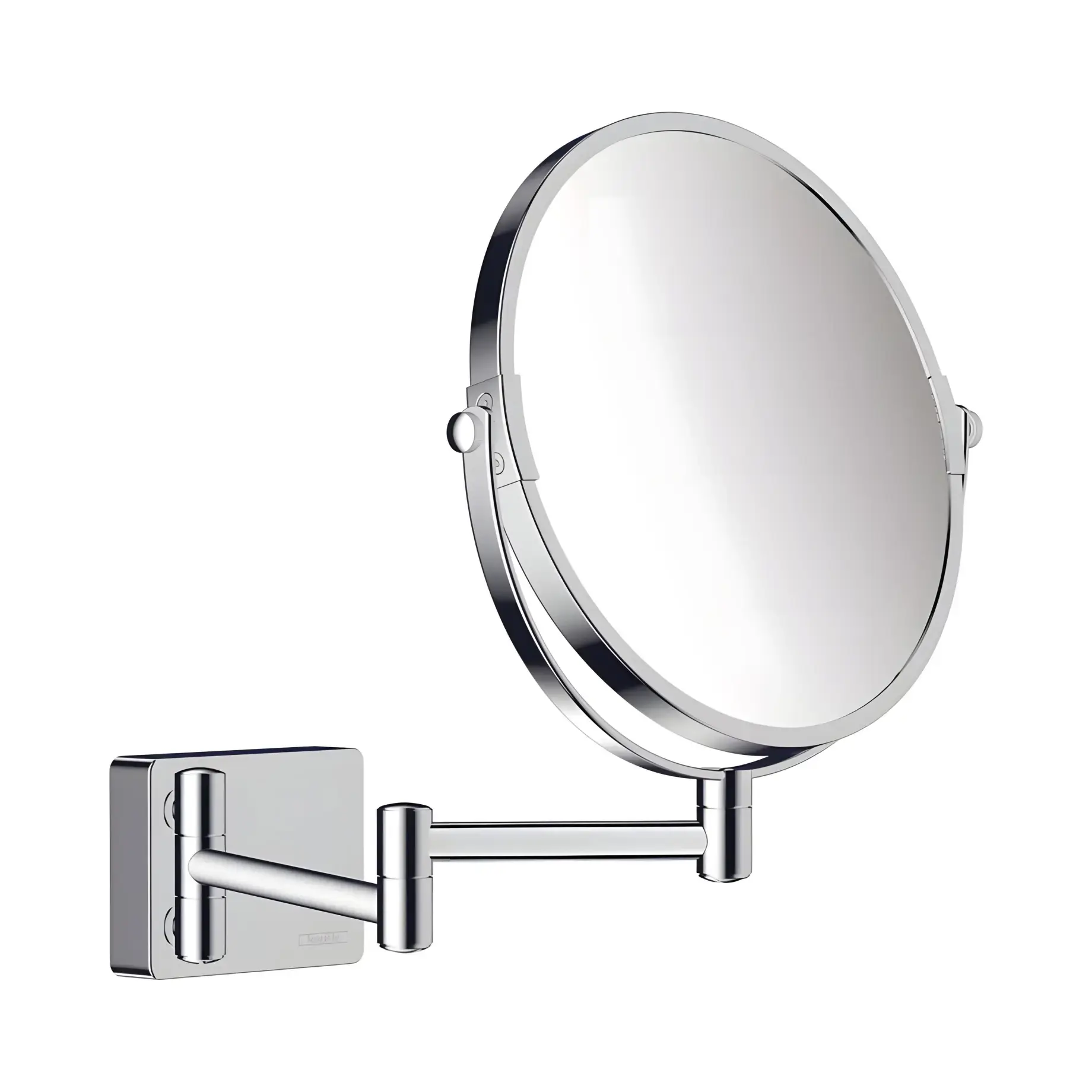 Дзеркало косметичне AddStoris Hansgrohe 41791000 Chrome — вид на білому тлі