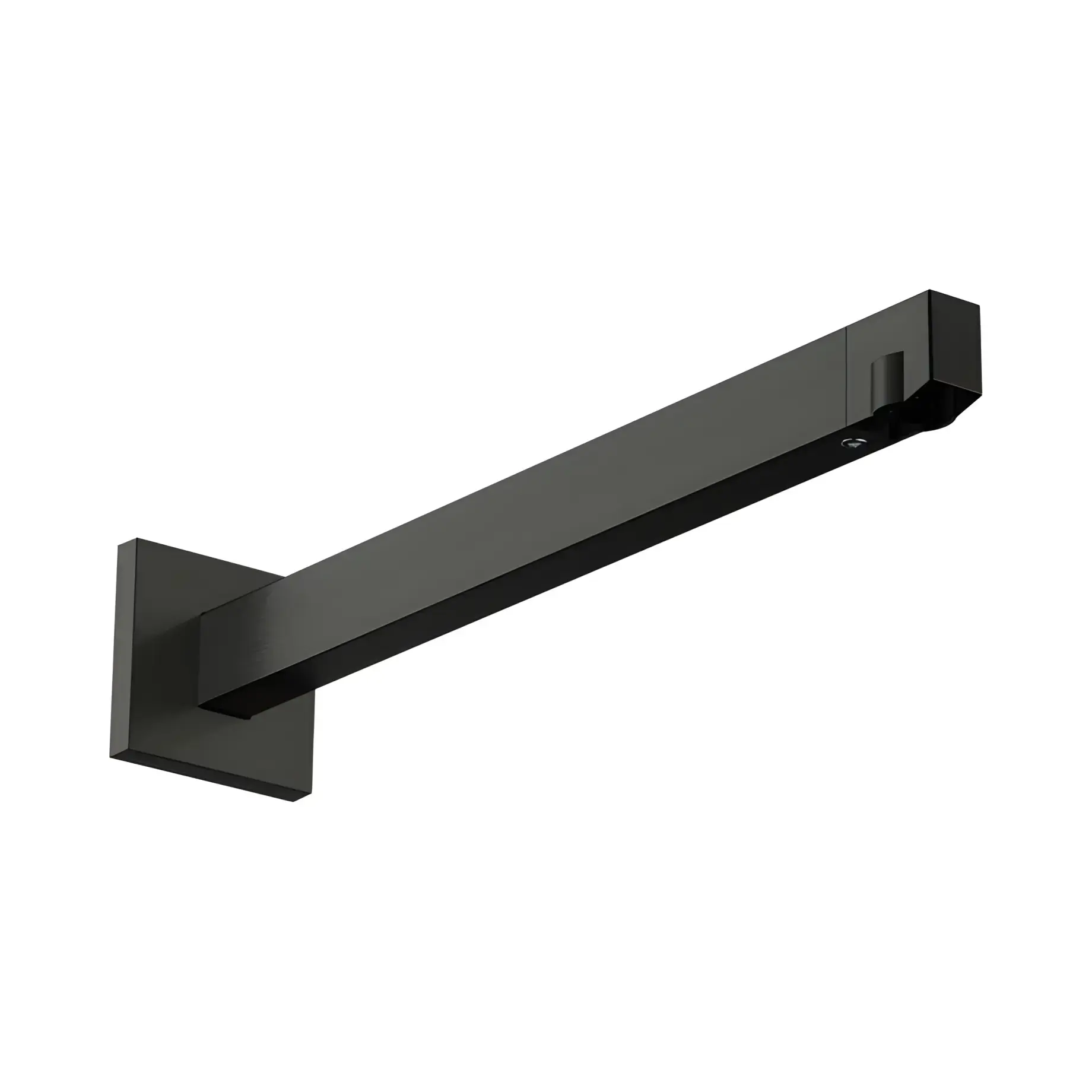 Кронштейн для верхнього душу Hansgrohe 24337340 Brushed Black Chrome — вид на білому тлі