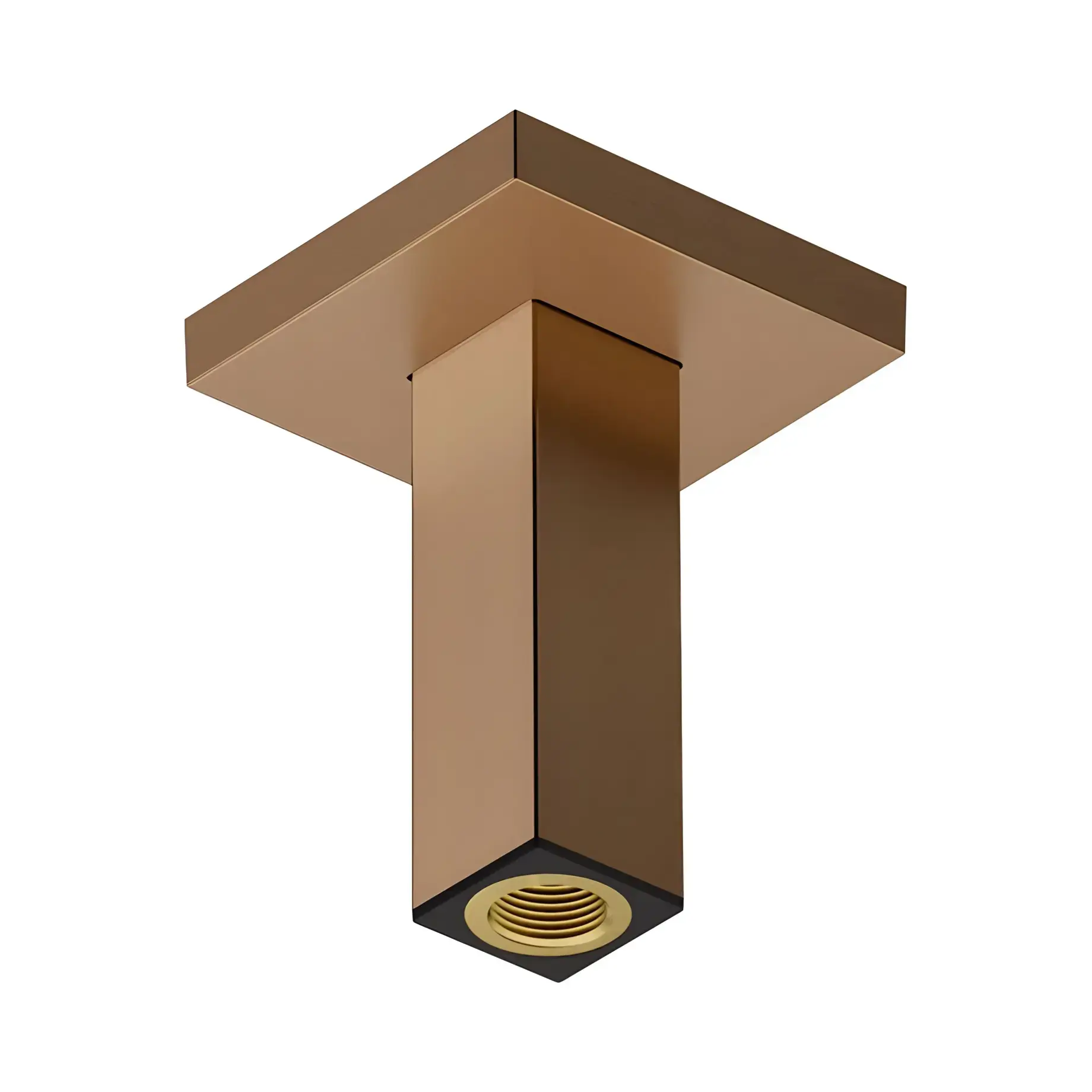 Кронштейн для верхнього душу Hansgrohe 24338140 Brushed Bronze — вид на білому тлі