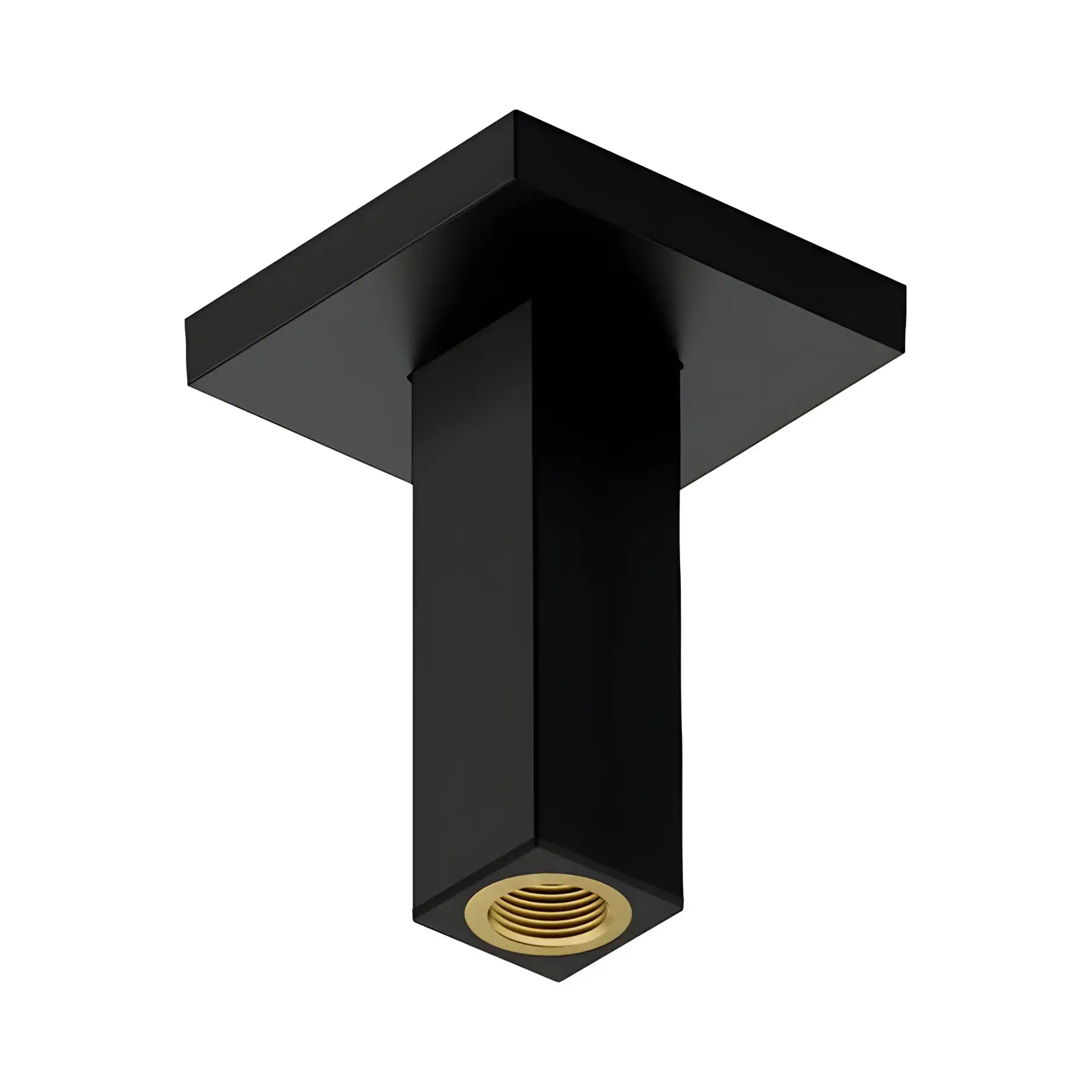 Кронштейн для верхнього душу Hansgrohe 24338670 Matt Black — вид на білому тлі