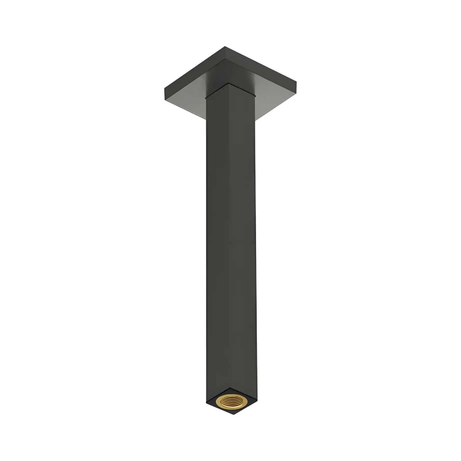 Кронштейн для верхнього душу Hansgrohe 24339340 Brushed Black Chrome — вид на білому тлі