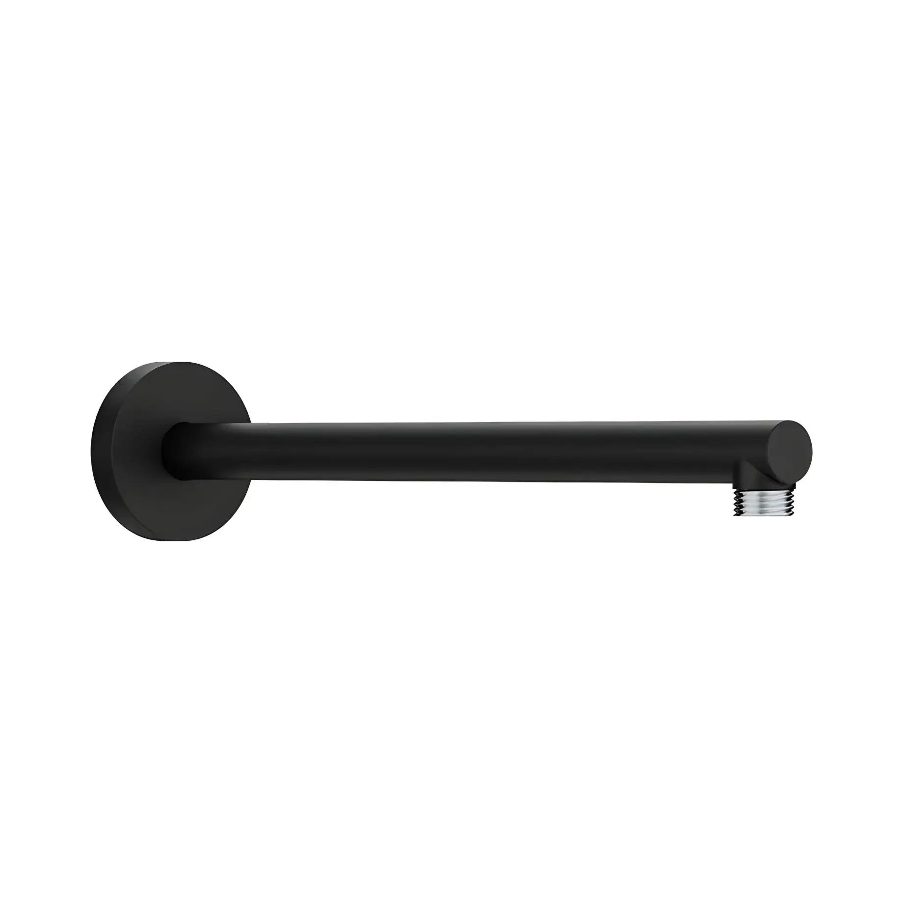 Кронштейн для верхнього душу Hansgrohe 24357670 Matt Black — вид на білому тлі