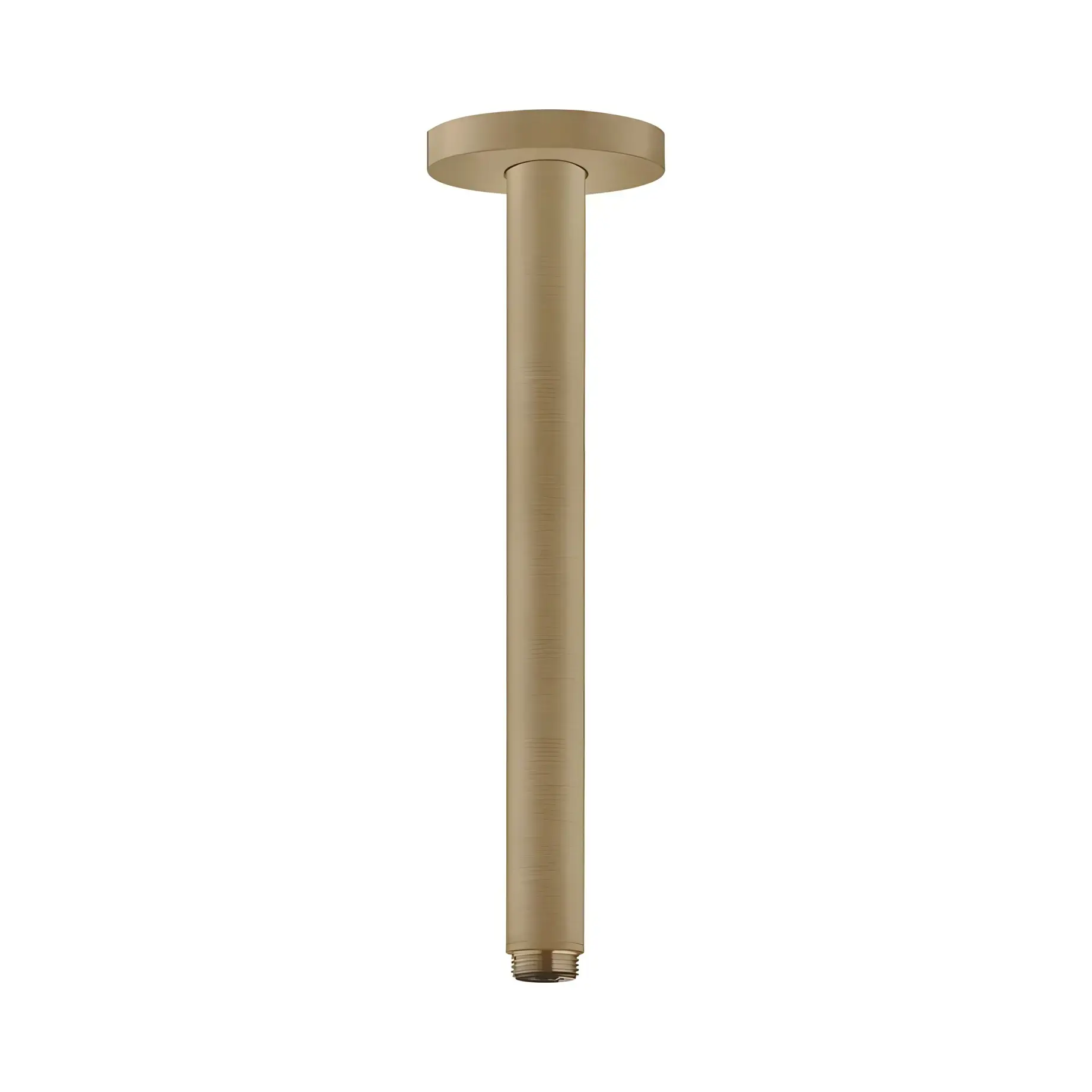 Кронштейн для верхнього душу Hansgrohe 27389140 Brushed Bronze — вид на білому тлі