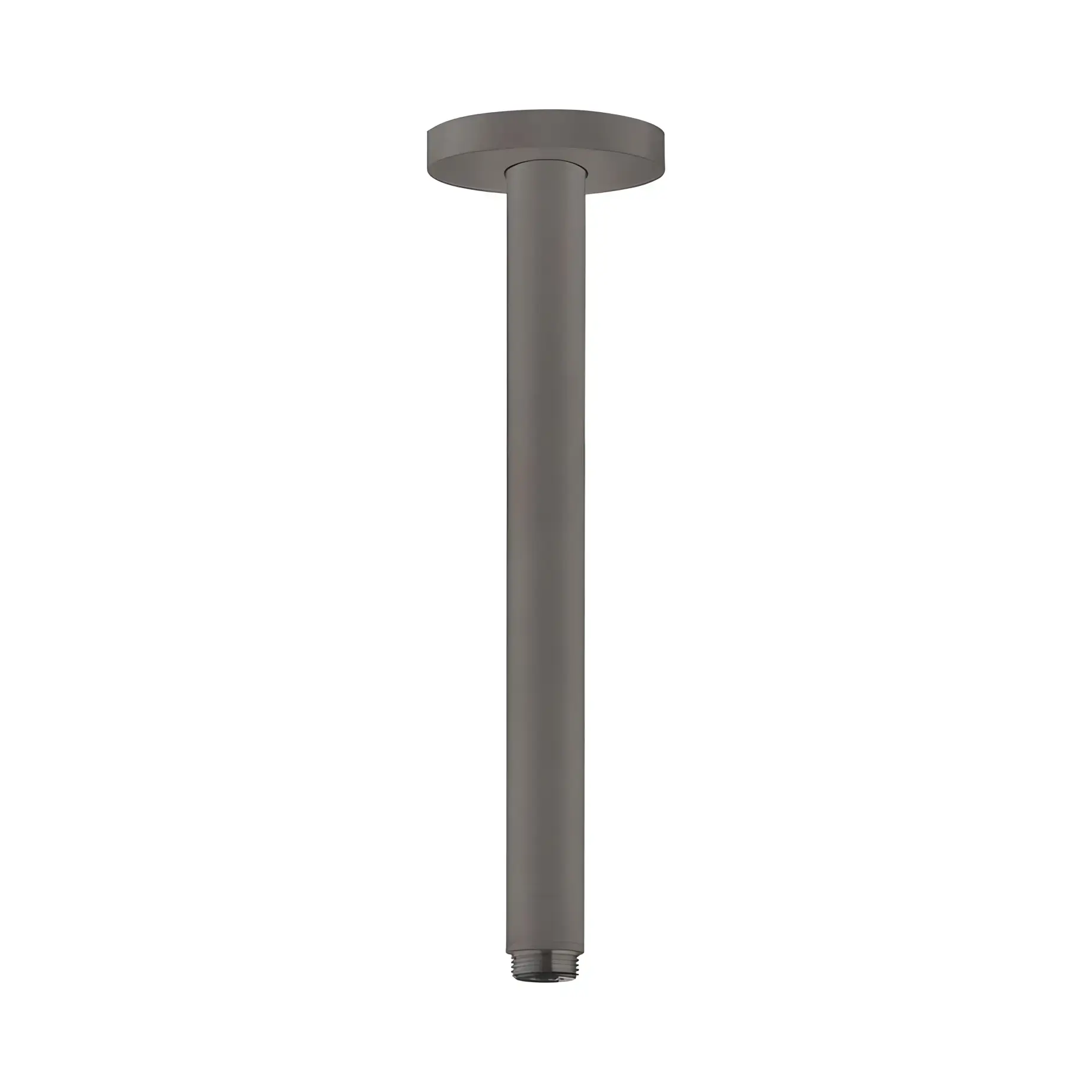Кронштейн для верхнього душу Hansgrohe 27389340 Brushed Black Chrome — вид на білому тлі