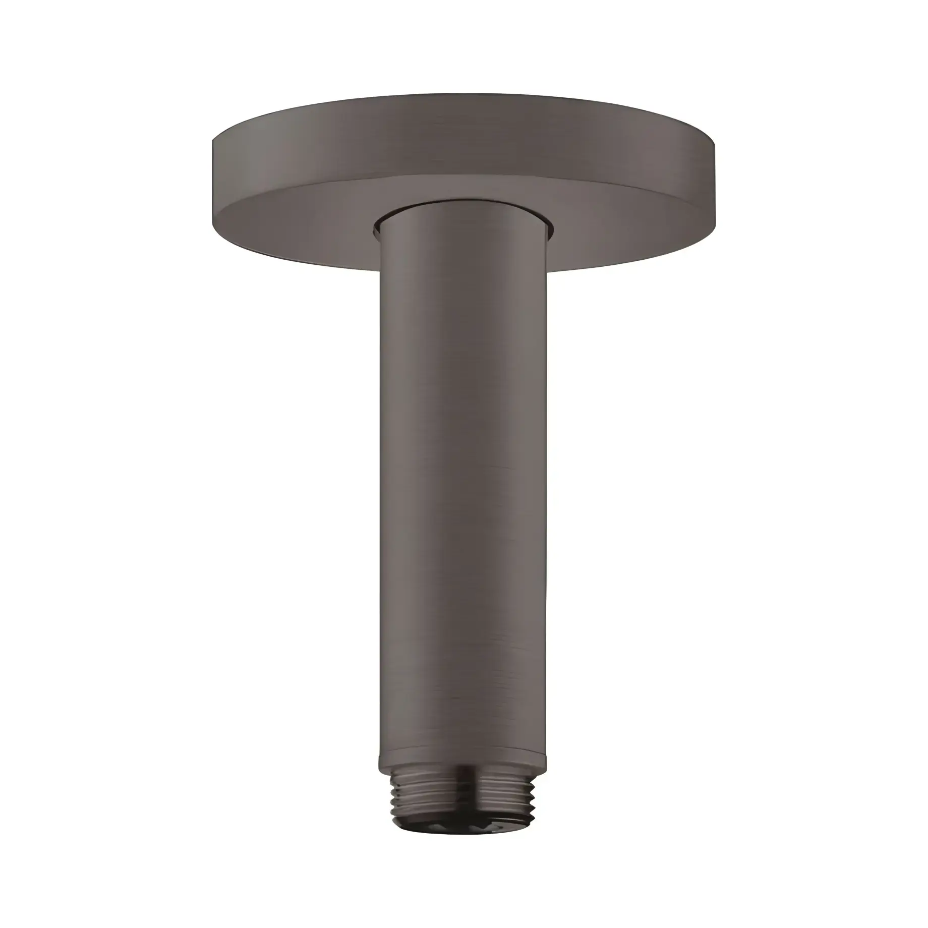 Кронштейн для верхнього душу Hansgrohe 27393340 Brushed Black Chrome — вид на білому тлі