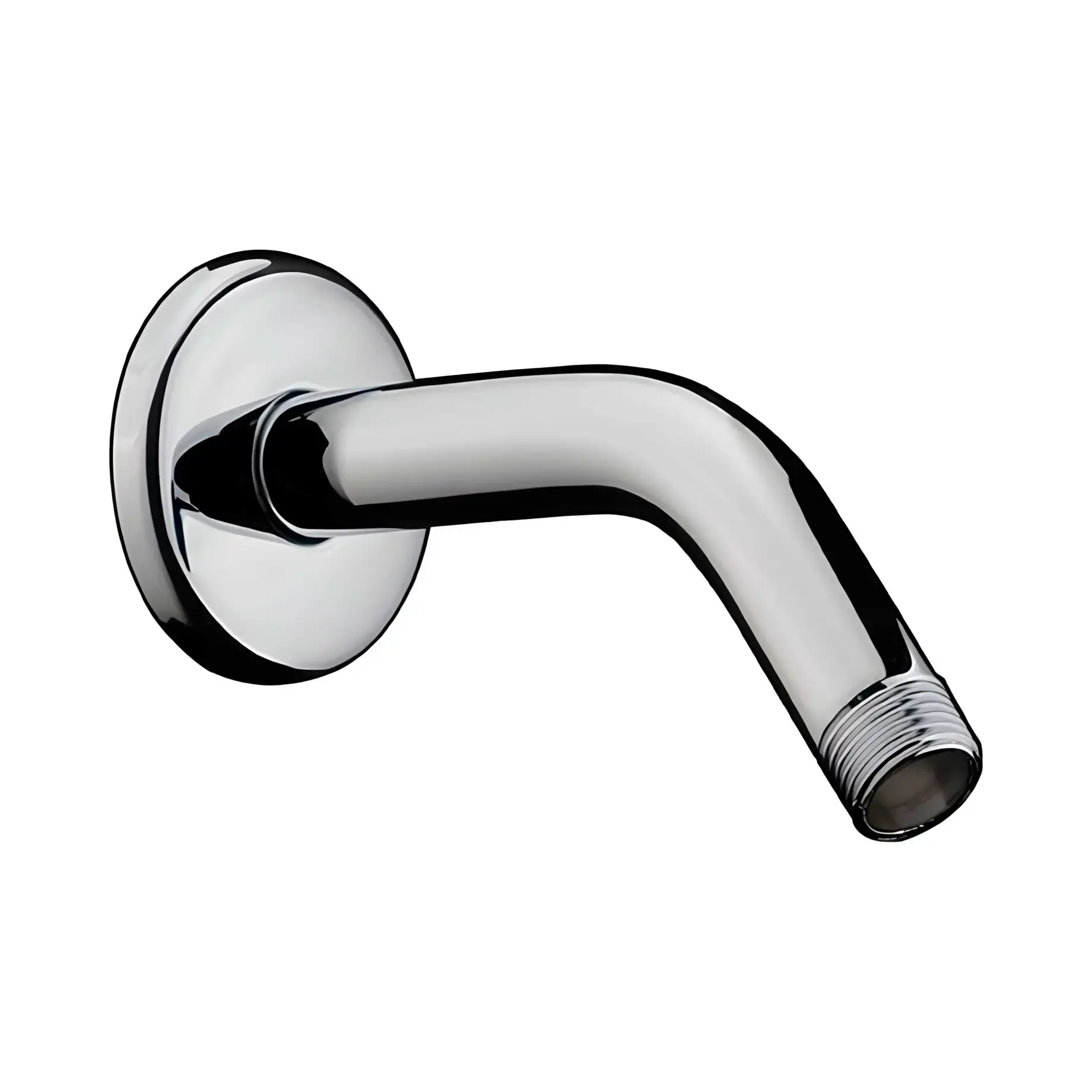 Кронштейн для верхнього душу Hansgrohe 27411000 Chrome — вид на білому тлі