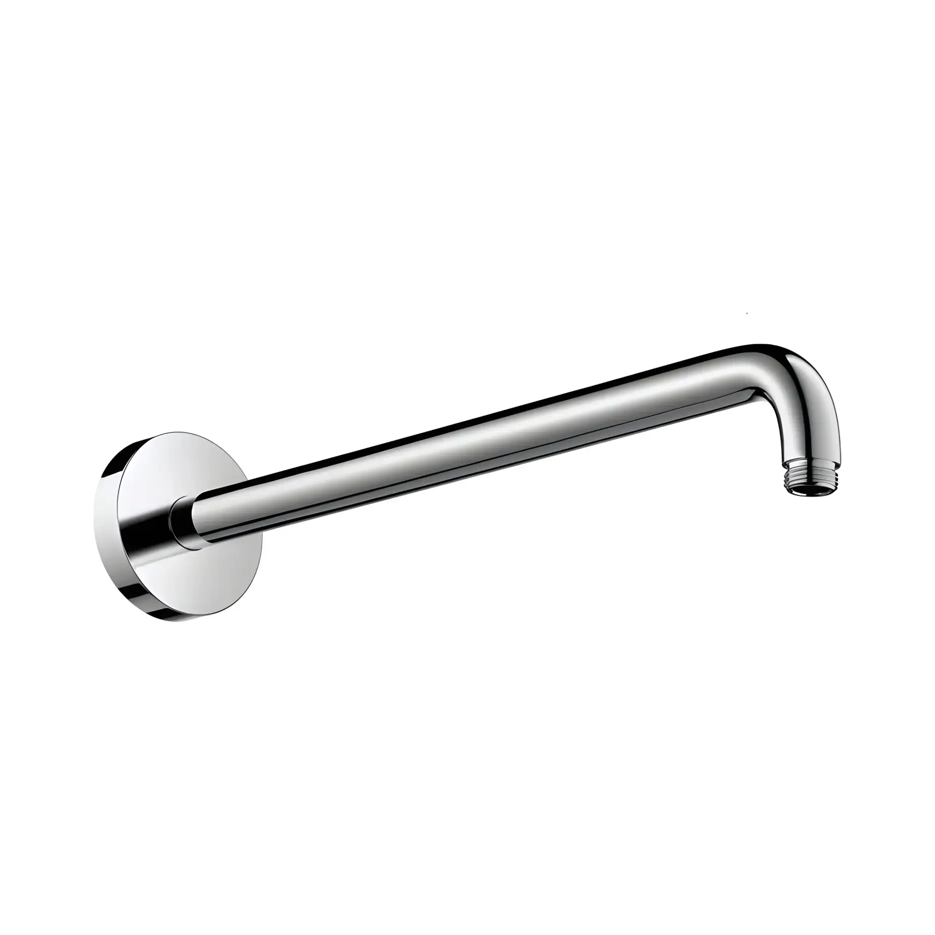 Кронштейн для верхнього душу Hansgrohe 27413000 Chrome — вид на білому тлі