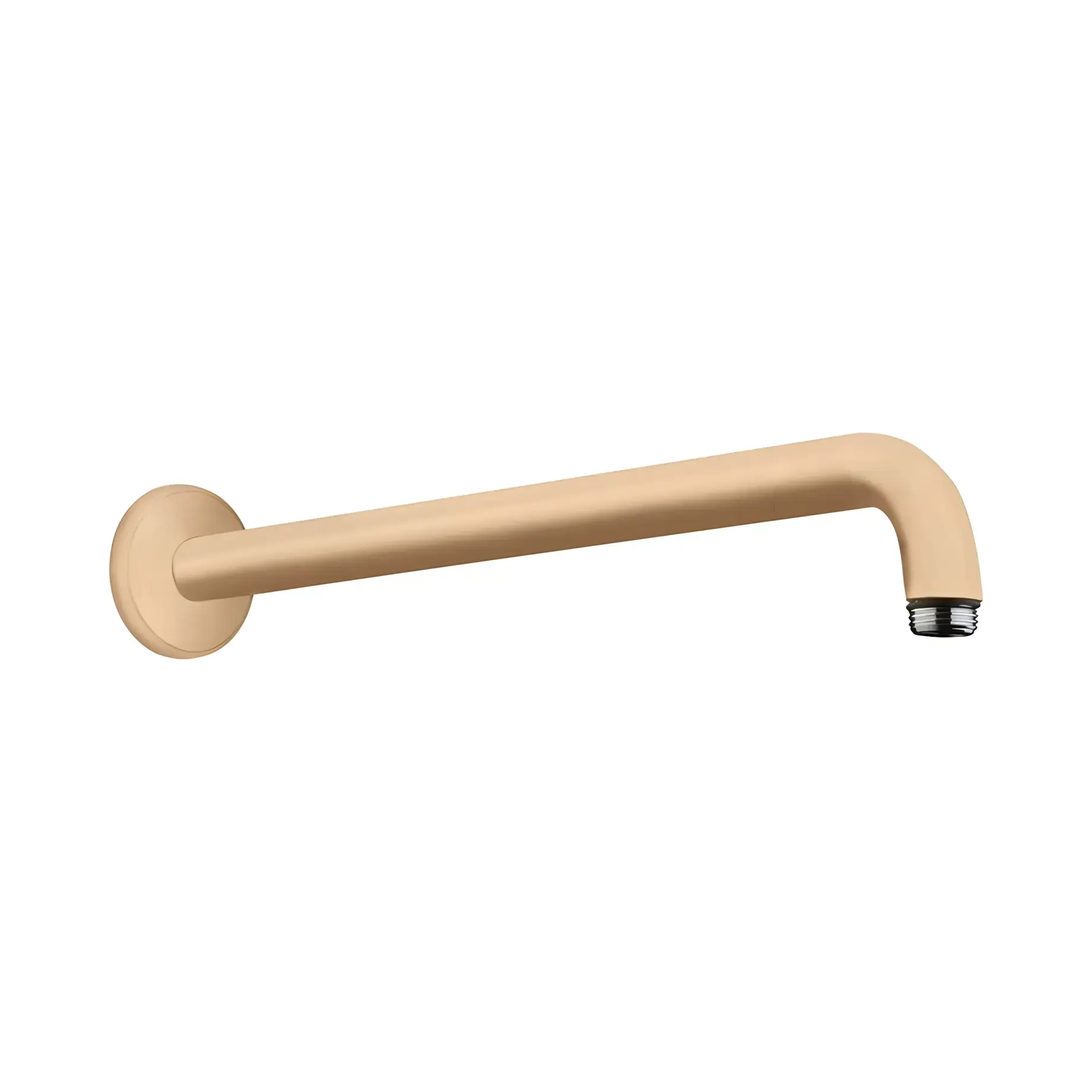 Кронштейн для верхнього душу Hansgrohe 27413140 Brushed Bronze — вид на білому тлі