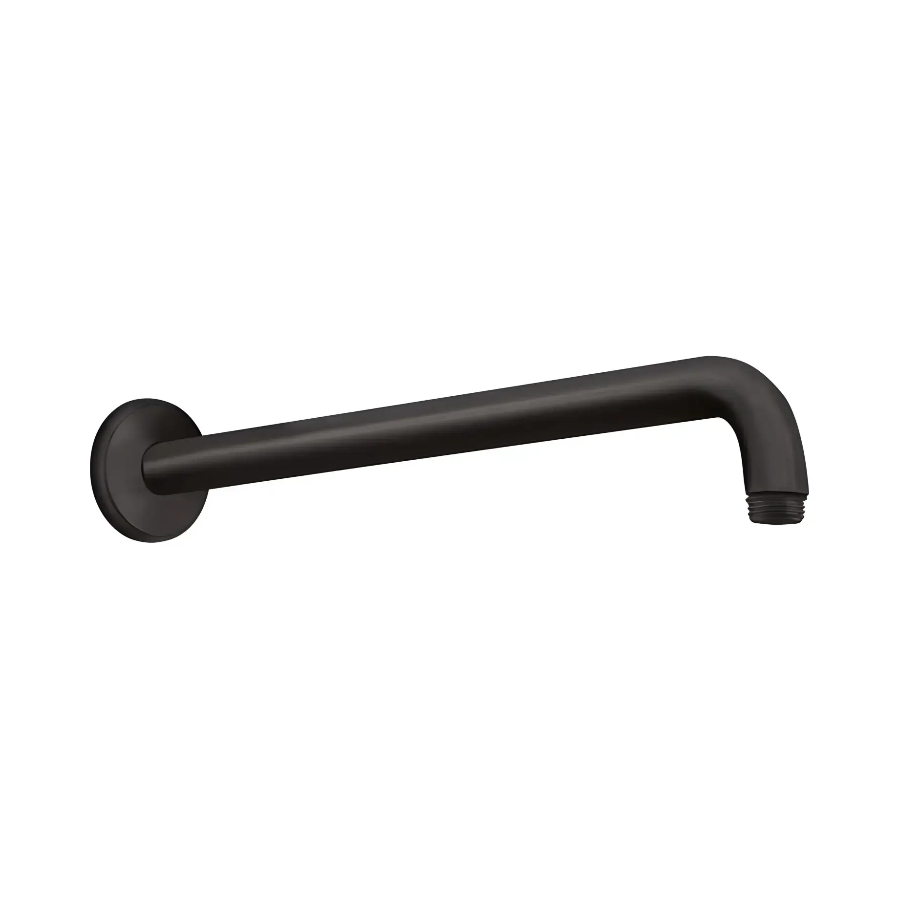 Кронштейн для верхнього душу Hansgrohe 27413670 Matt Black — вид на білому тлі