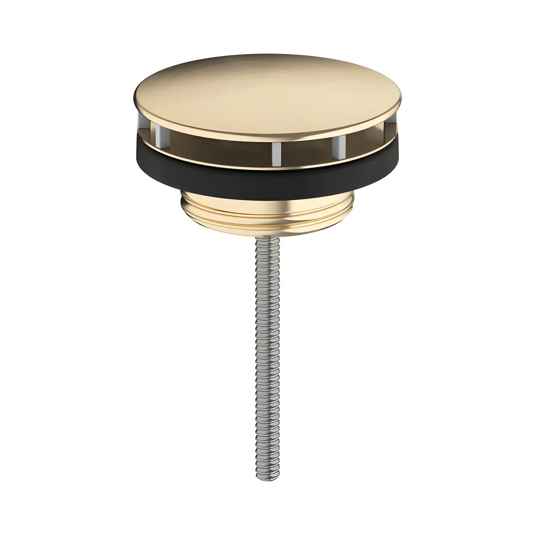 Донний клапан для умивальників без переливу Hansgrohe 50001140 Brushed Bronze — вид на білому тлі