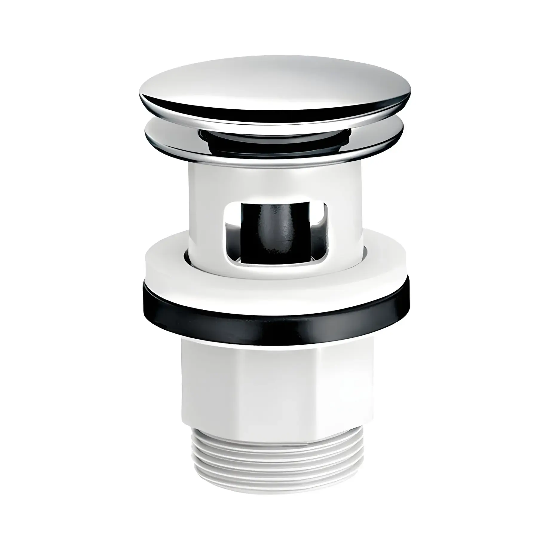 Донний клапан для раковини Push-Open Hansgrohe 50105000 — вид на білому тлі