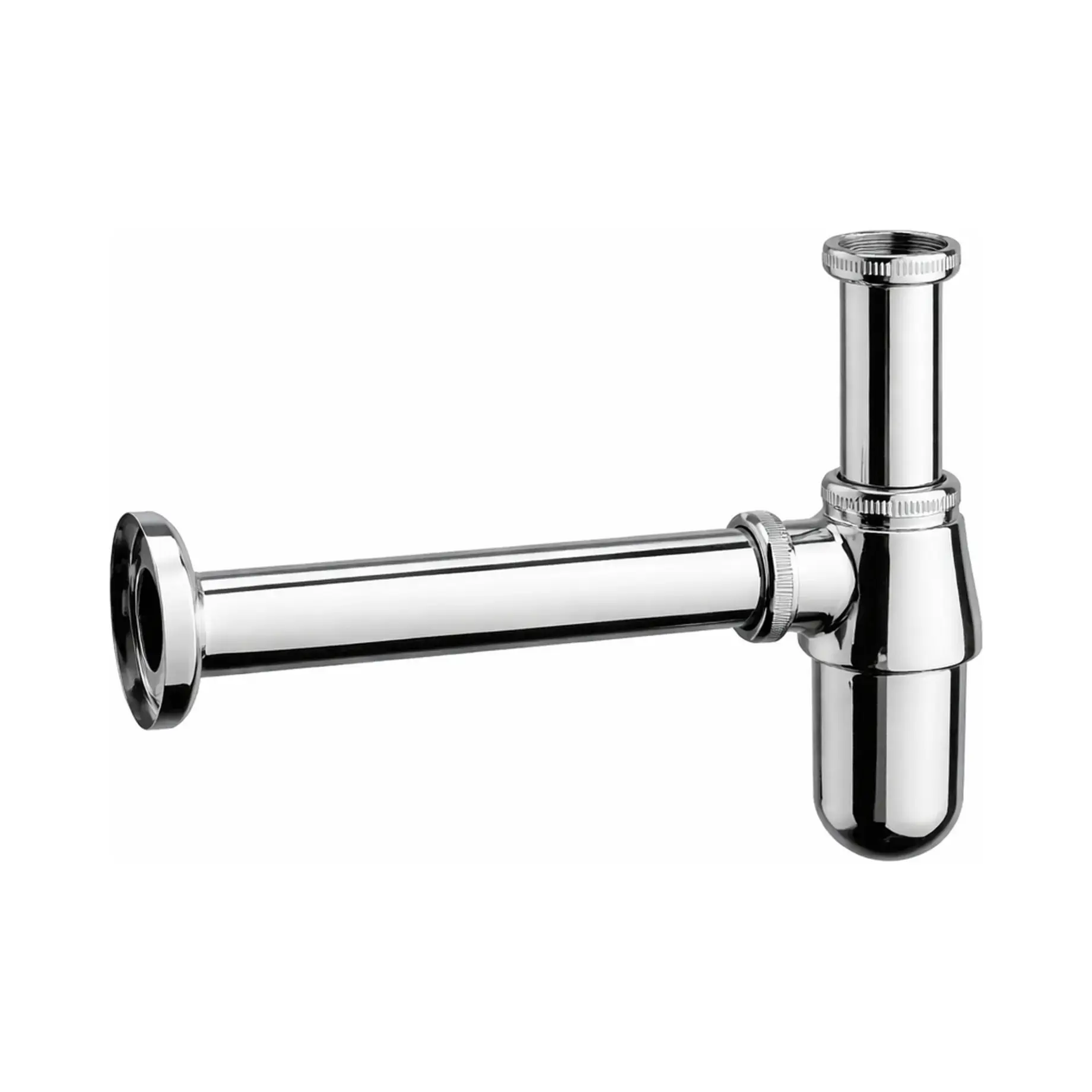 Сифон для раковини колбовий Hansgrohe 52053000 — вид на білому тлі