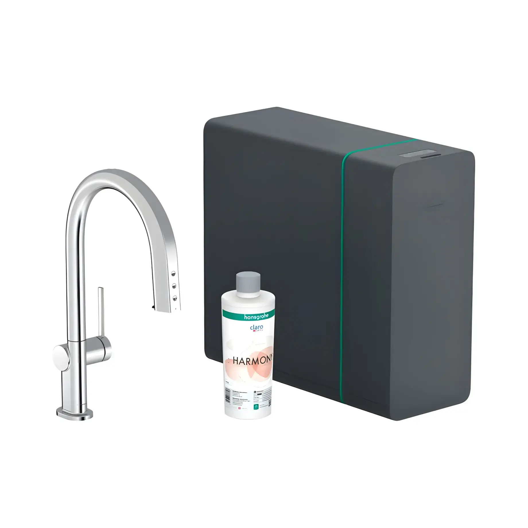 Змішувач для кухні Aqittura M91 Hansgrohe 76838000 Chrome — вид на білому тлі