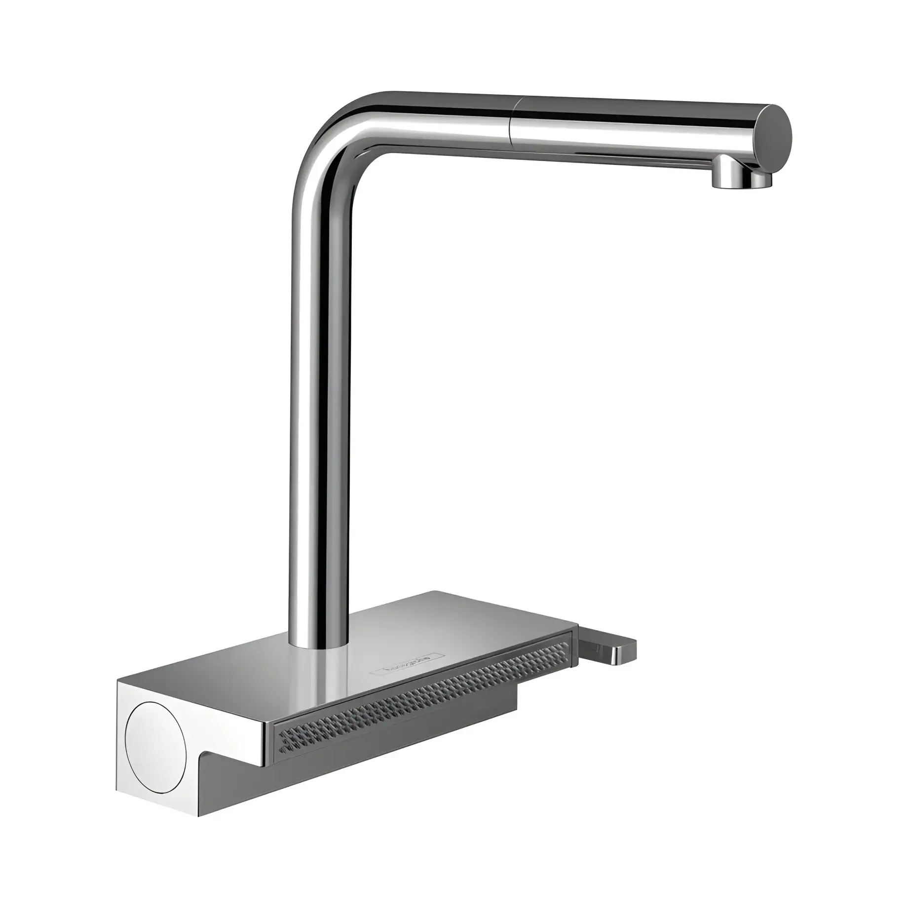 Змішувач для кухні Aquno Select M81 Hansgrohe 73830000 Chrome — вид на білому тлі