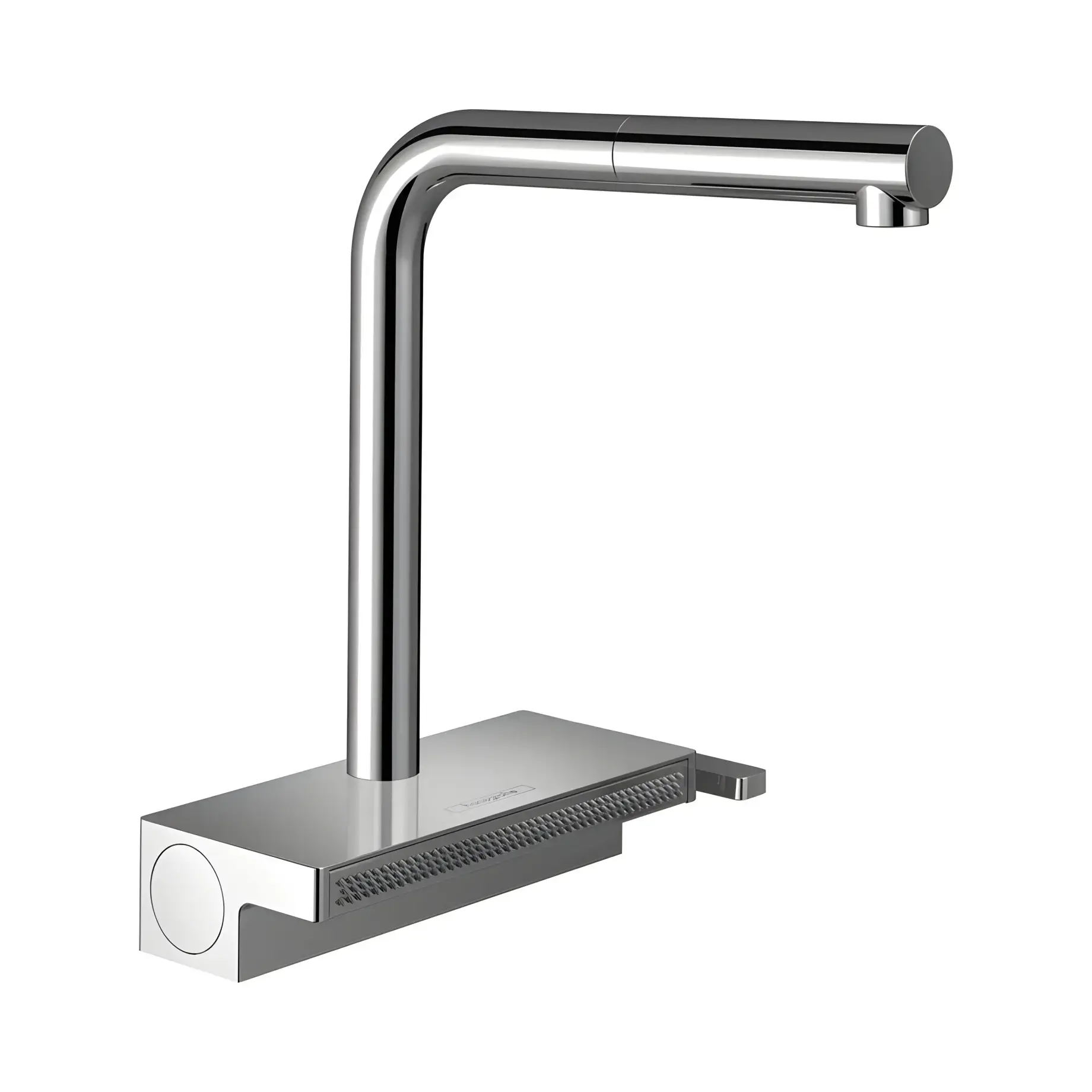 Змішувач для кухні Aquno Select M81 Hansgrohe 73836000 Chrome — вид на білому тлі