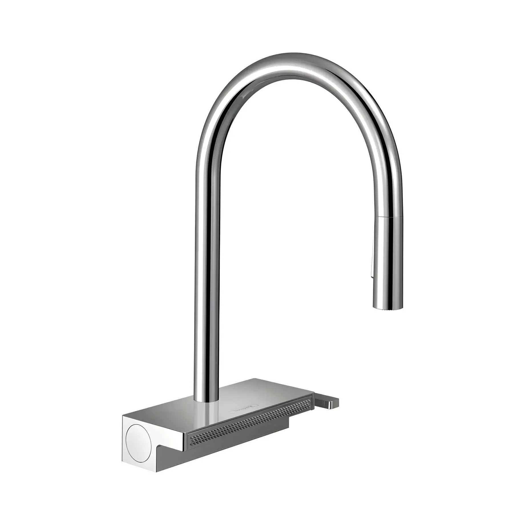 Змішувач для кухні Aquno Select M81 Hansgrohe 73837000 Chrome — вид на білому тлі