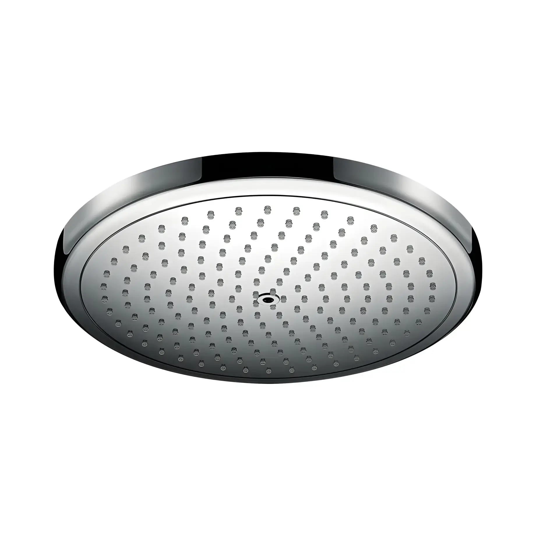 Верхній душ 1jet Croma Hansgrohe 26221000 Chrome 28 х 28 см — вид на білому тлі