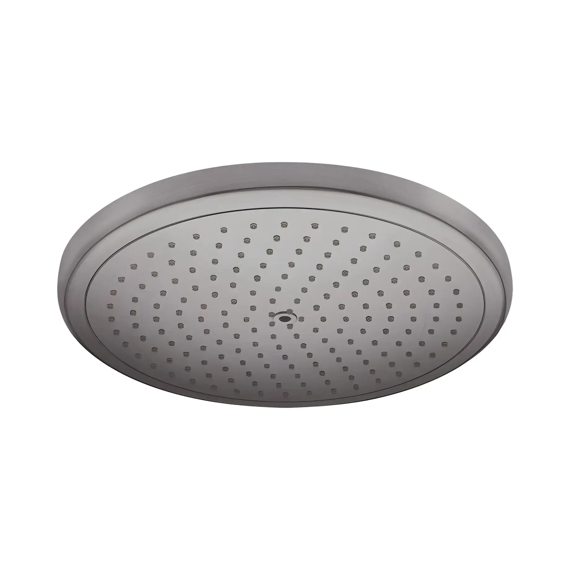 Верхній душ 1jet Croma Hansgrohe 26221340 Brushed Black Chrome 28 х 28 см — вид на білому тлі